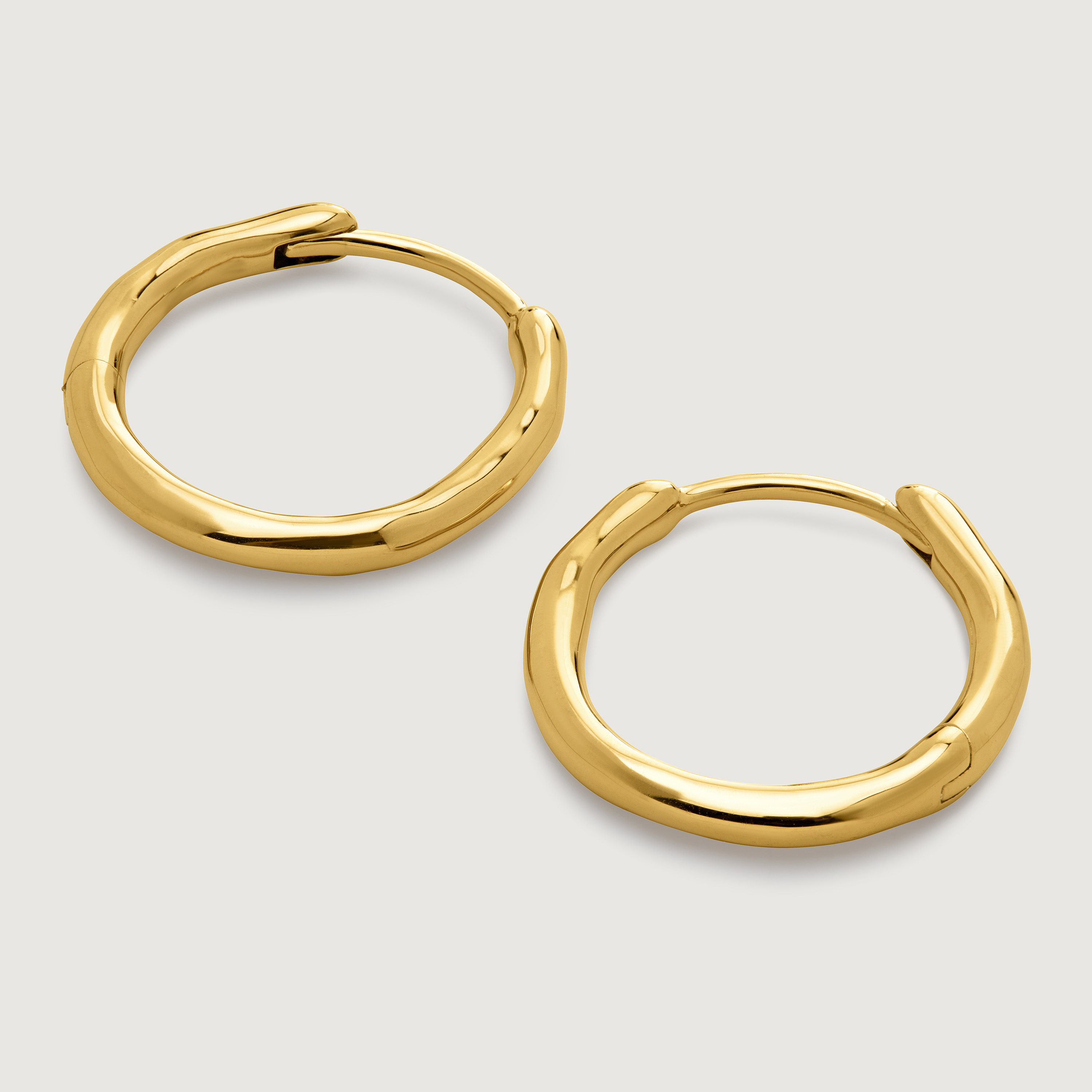 MV Siren™ Muse Small Hoop Earrings in 18k Gold Vermeil on Sterling