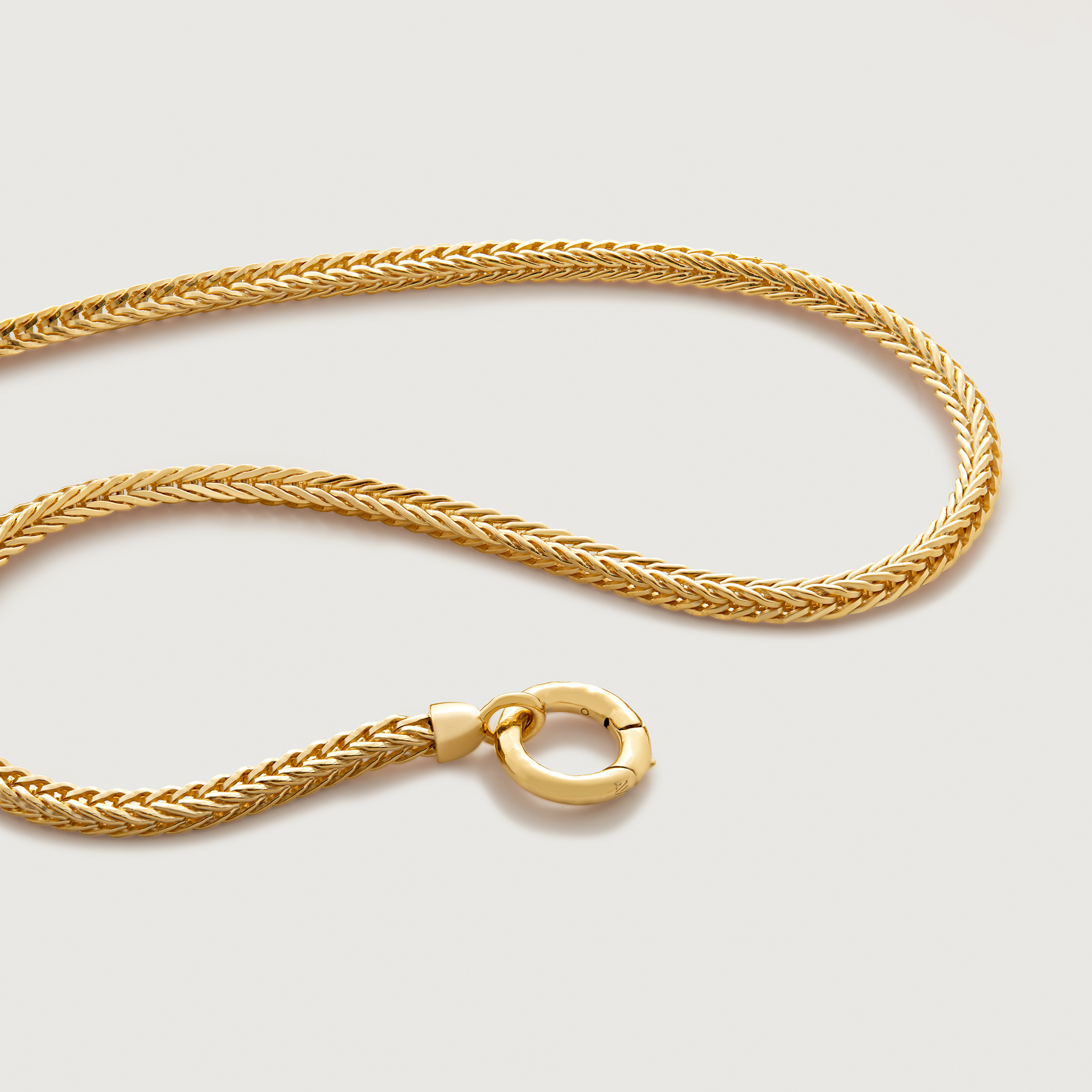 【MONICA VINADER】18Kローズゴールドヴェルメイユ ネックレス Juno Chain Necklace 48cm/19' in 18k Gold Vermeil on Sterling