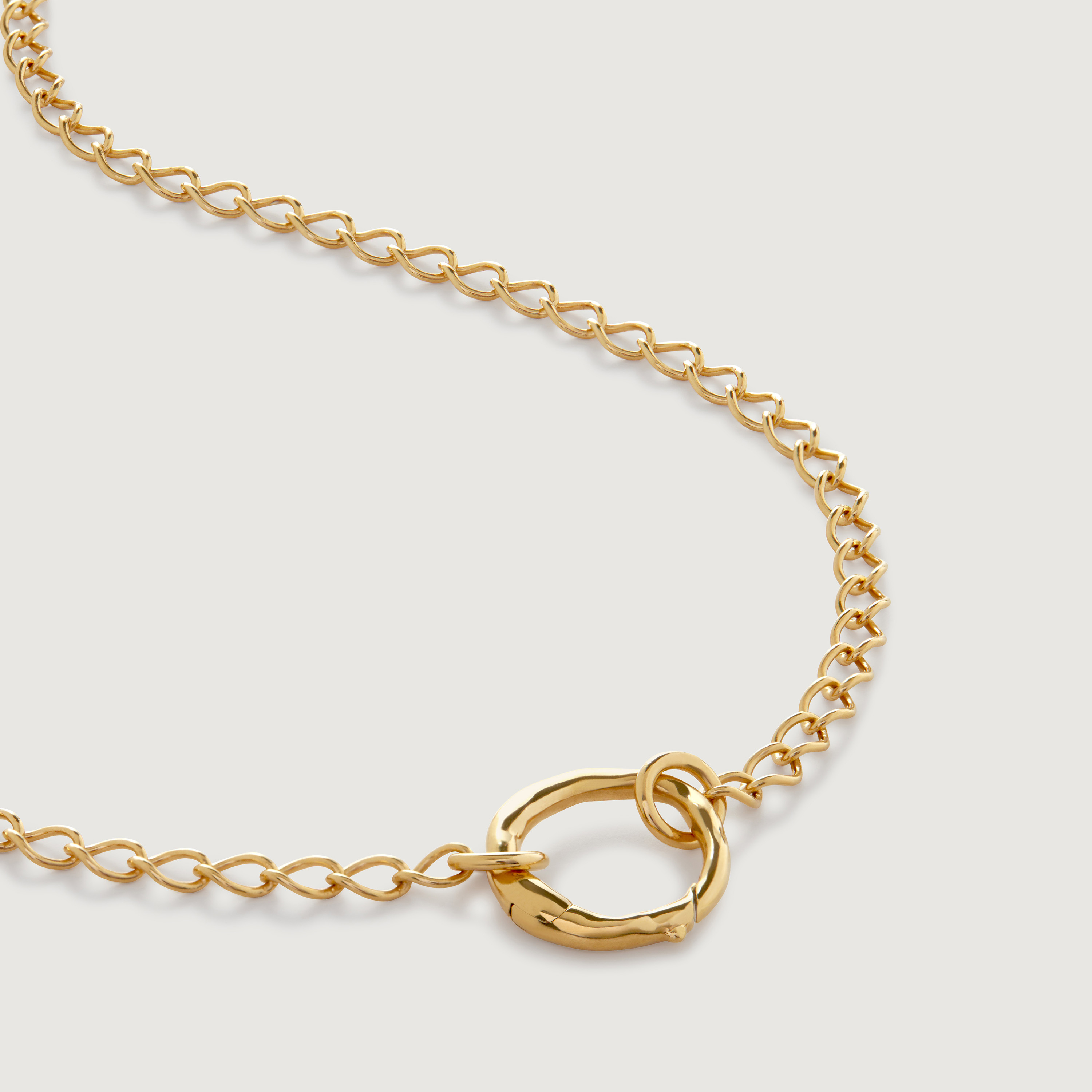 Capture Chain Necklace 48cm/19' in 18k Gold Vermeil on Sterling