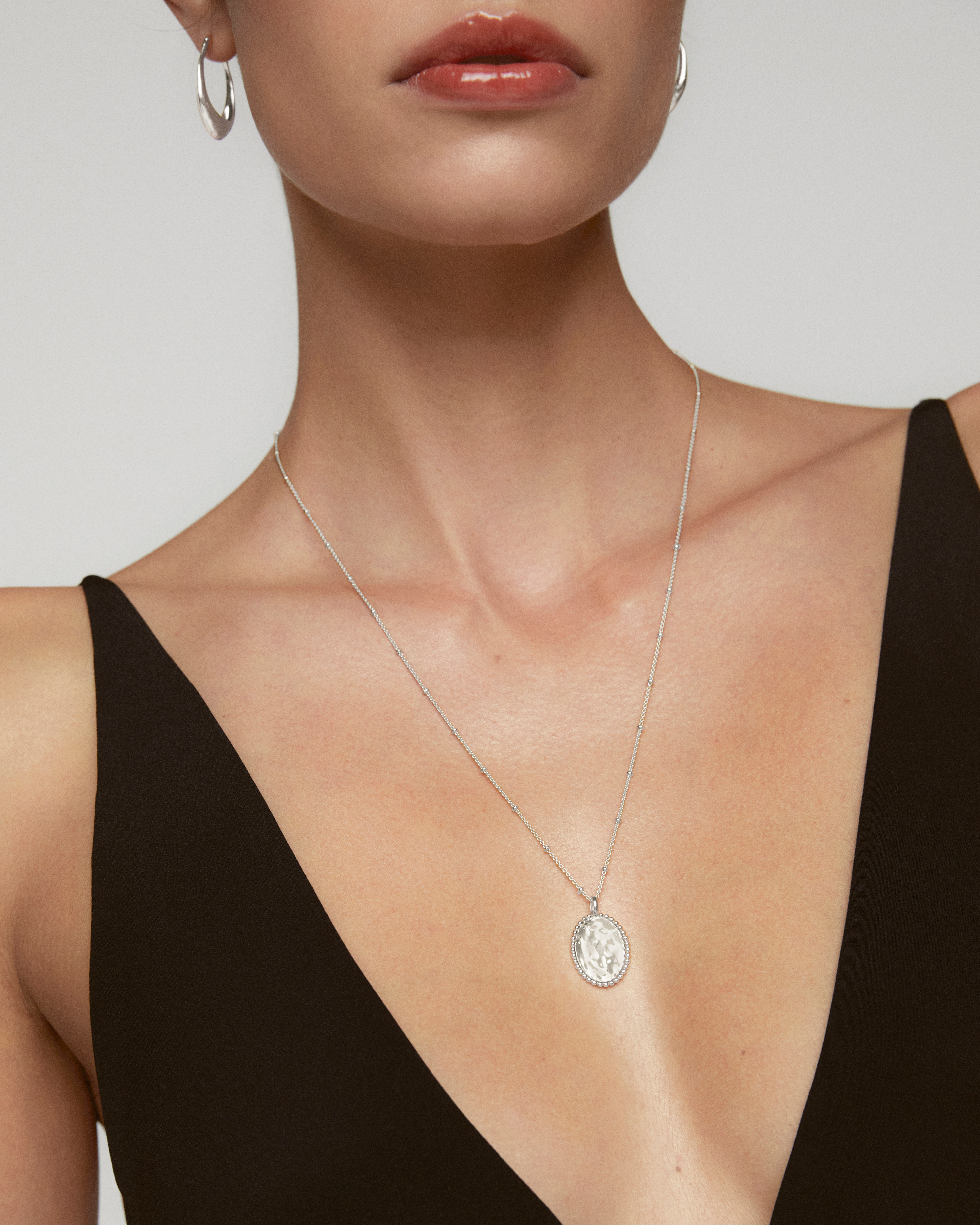 Fine Beaded Chain Necklace Adjustable 53-61cm/21-24' in