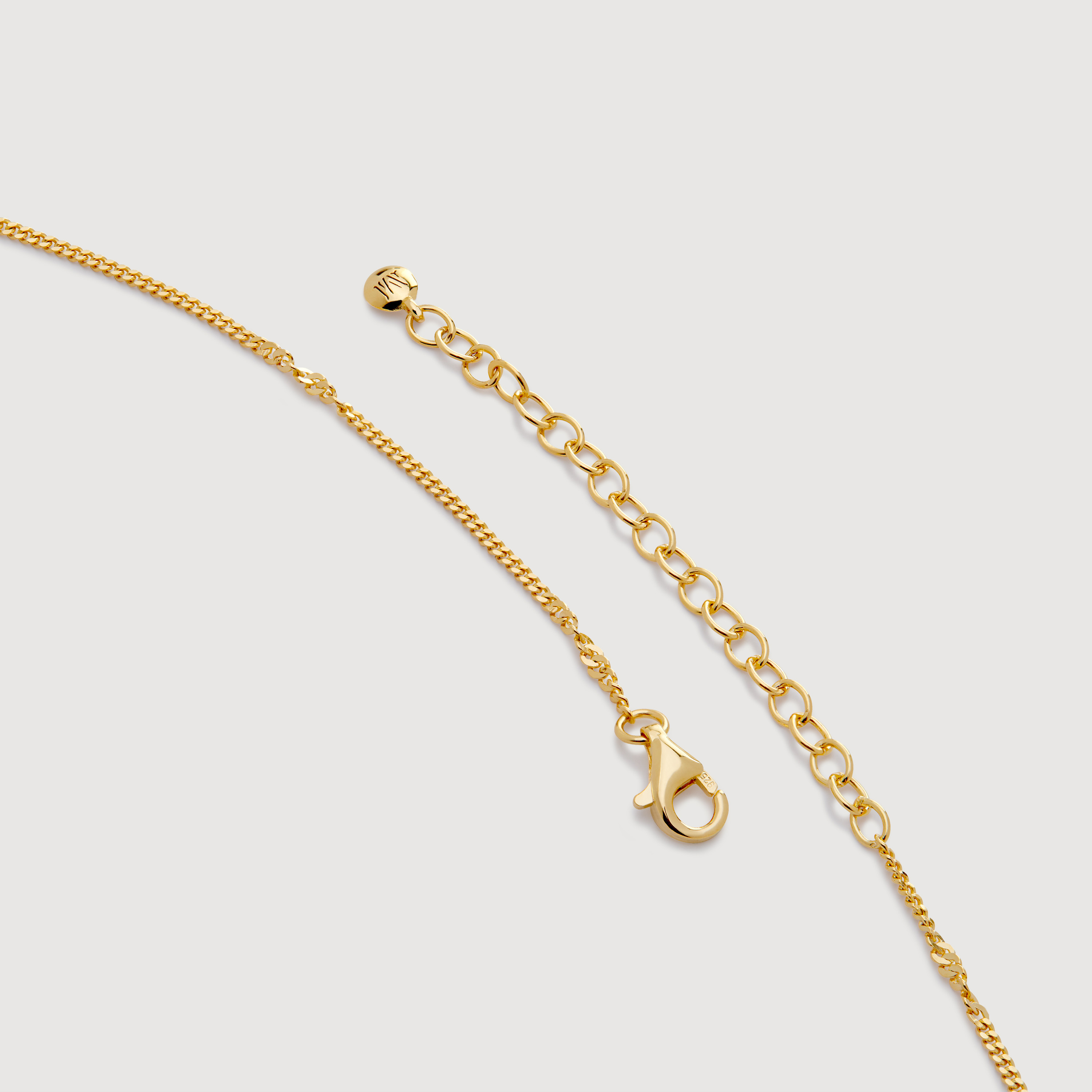 Curb Twist Necklace Adjustable 41-46cm/16-18
