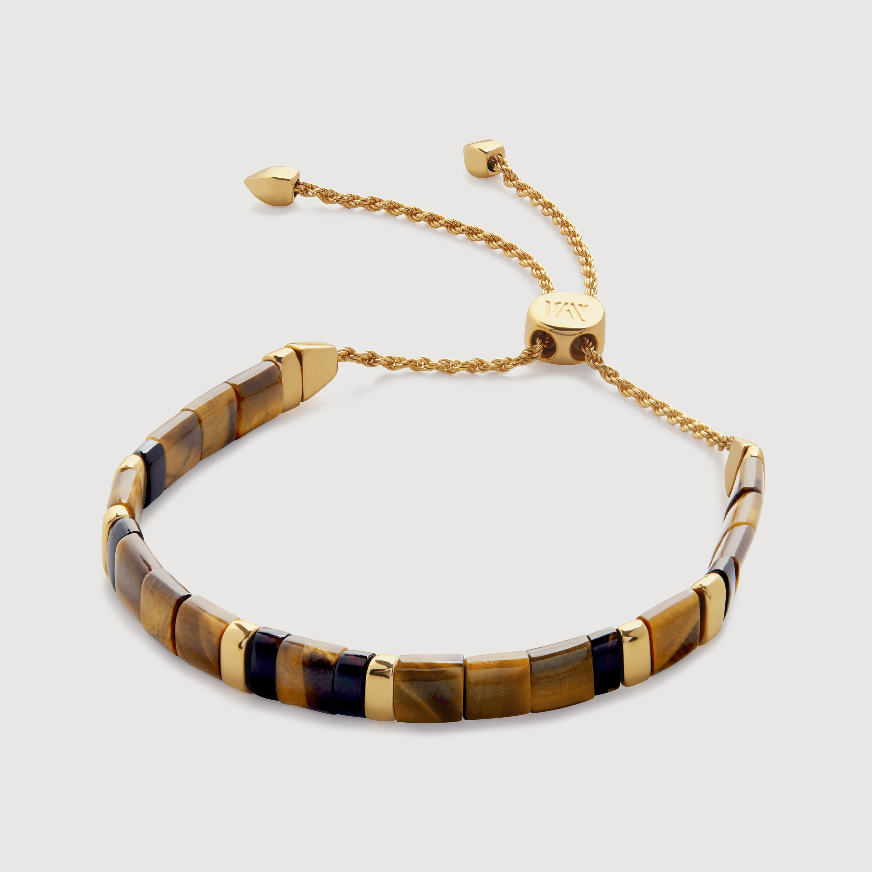 Virtues monica GOLD 限定カラー Delphi Gemstone Friendship Bracelet in 18k Gold Vermeil on