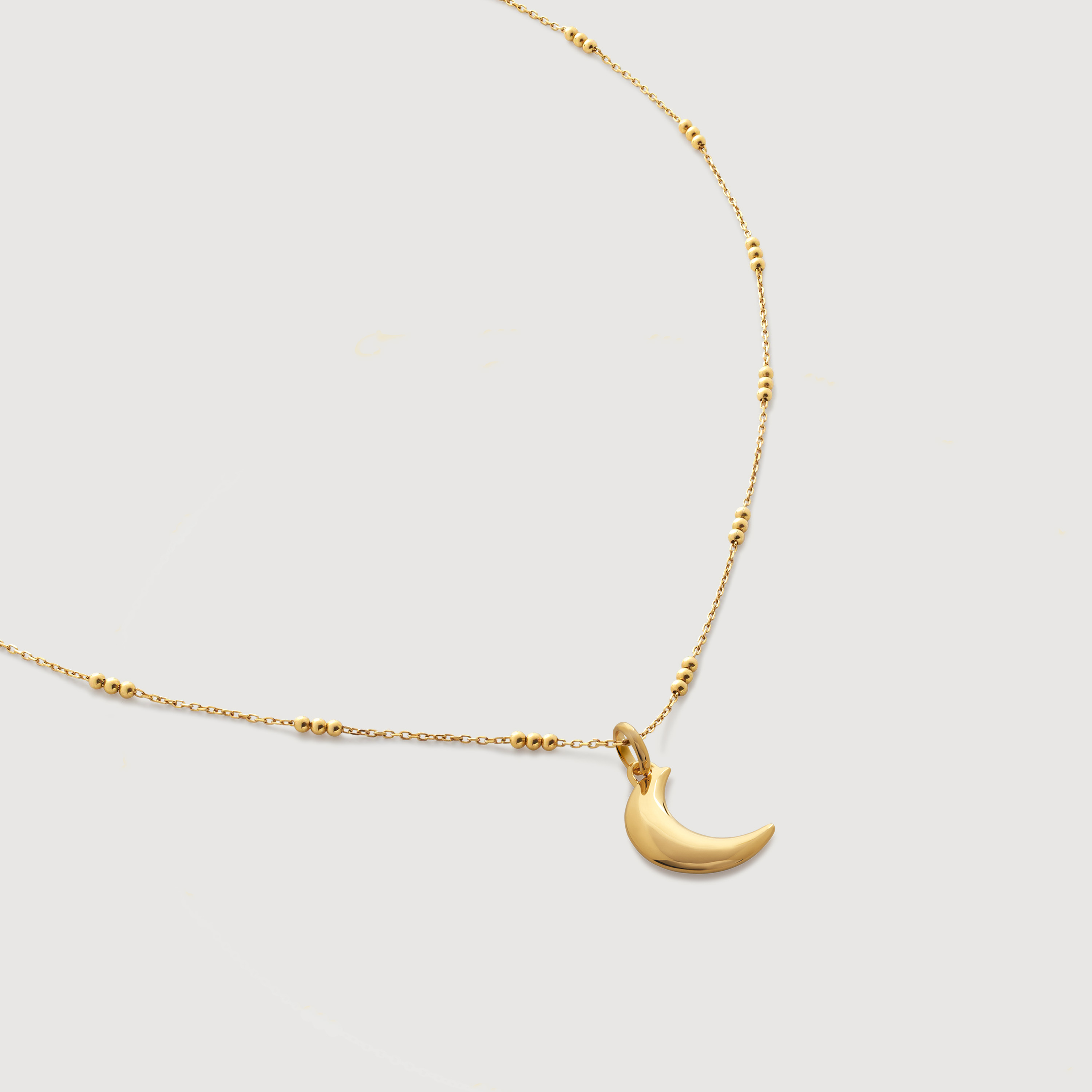 Crescent Moon Pendant Charm Necklace Set | Jewellery Sets | Monica