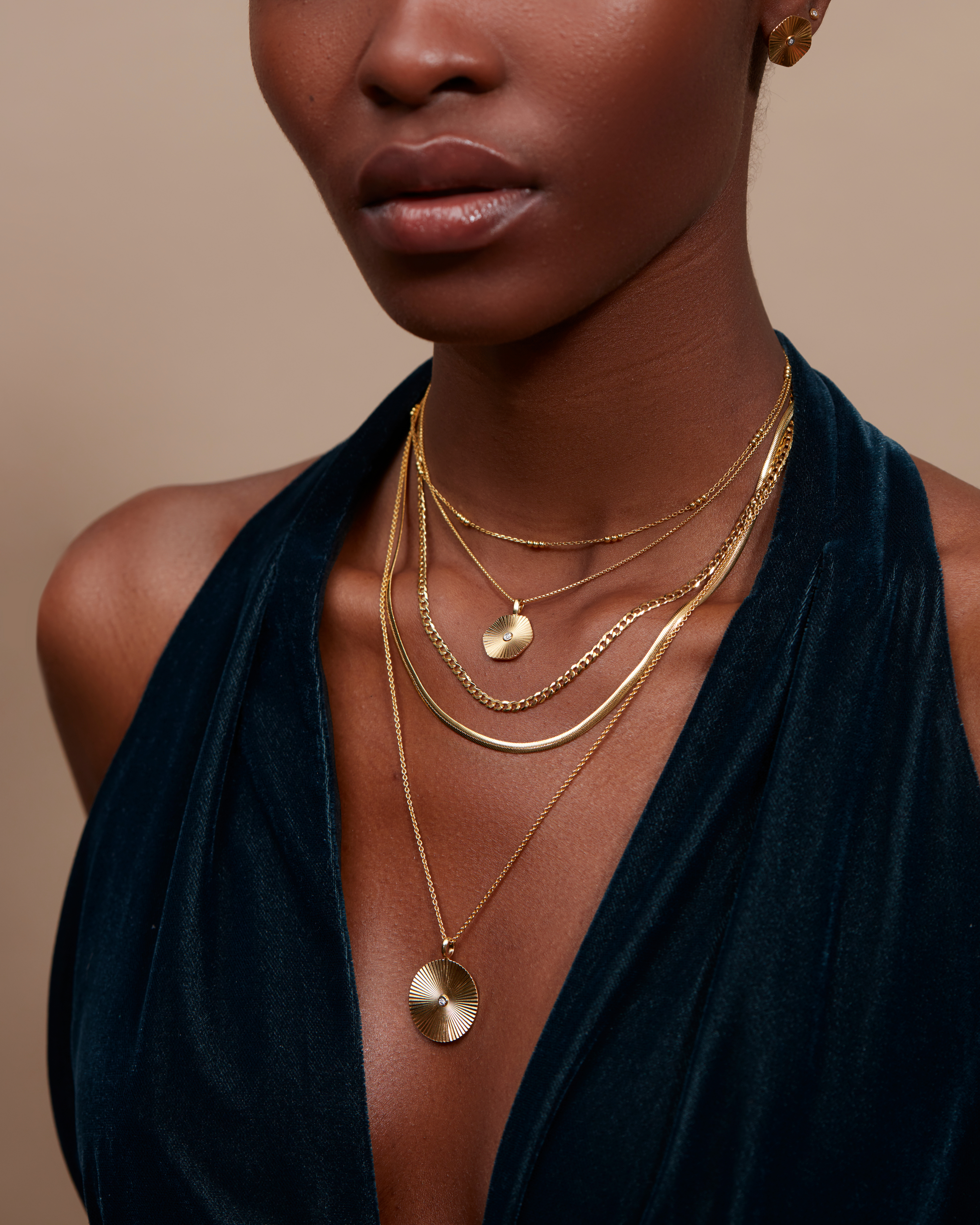 Rolo Chain Necklace in 18k Gold Vermeil on Sterling Silver