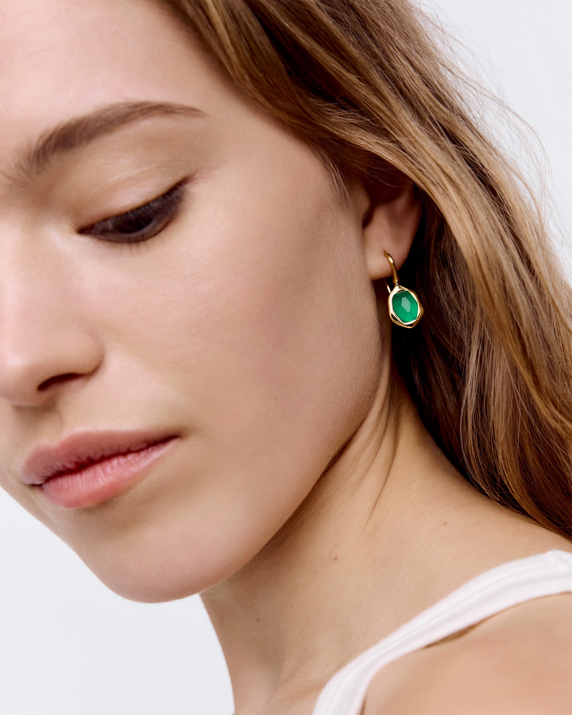 Odyssey Wire Earrings in 18k Gold Vermeil on Sterling Silver and