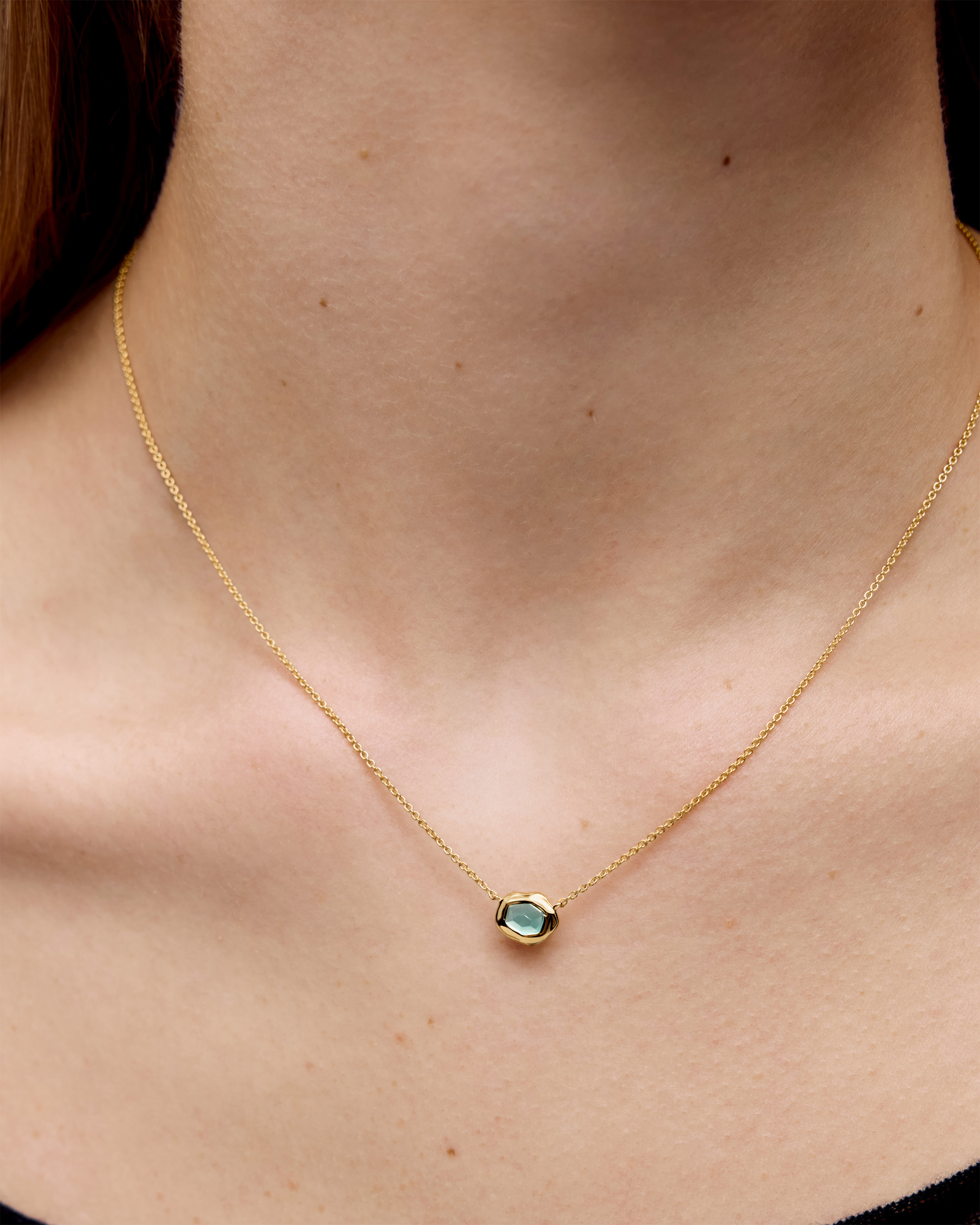 【ソフィア・リッチー愛用】Mini Saints Necklace, Gold Vermeil Mini Saints Necklace, Gold Vermeil w/Sapphires, Polished