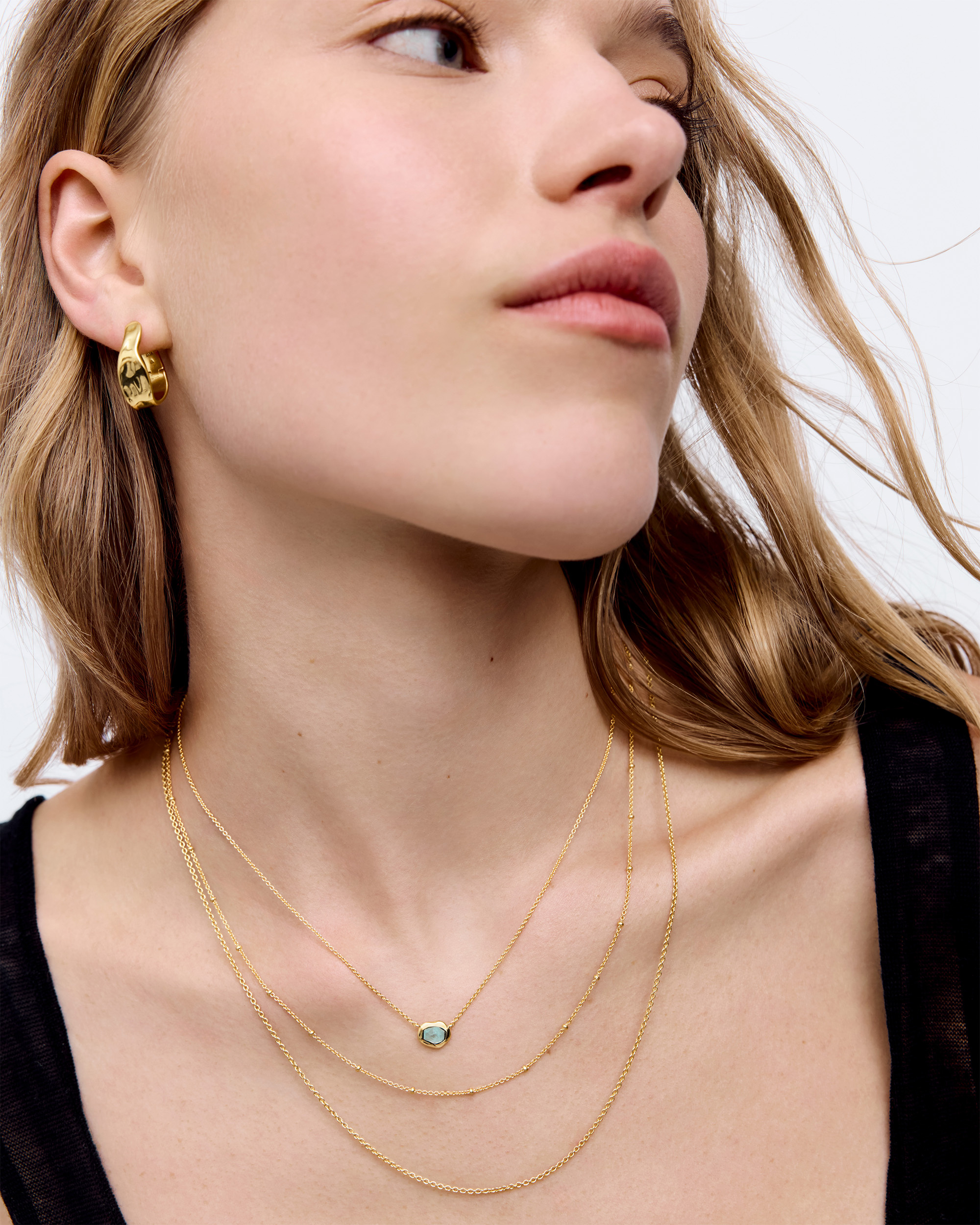 アクセサリーその他 Monies Jewellery FLOWER MOON PIERCED EARRINGS(1ZP0928)K18 ピアス｜スター