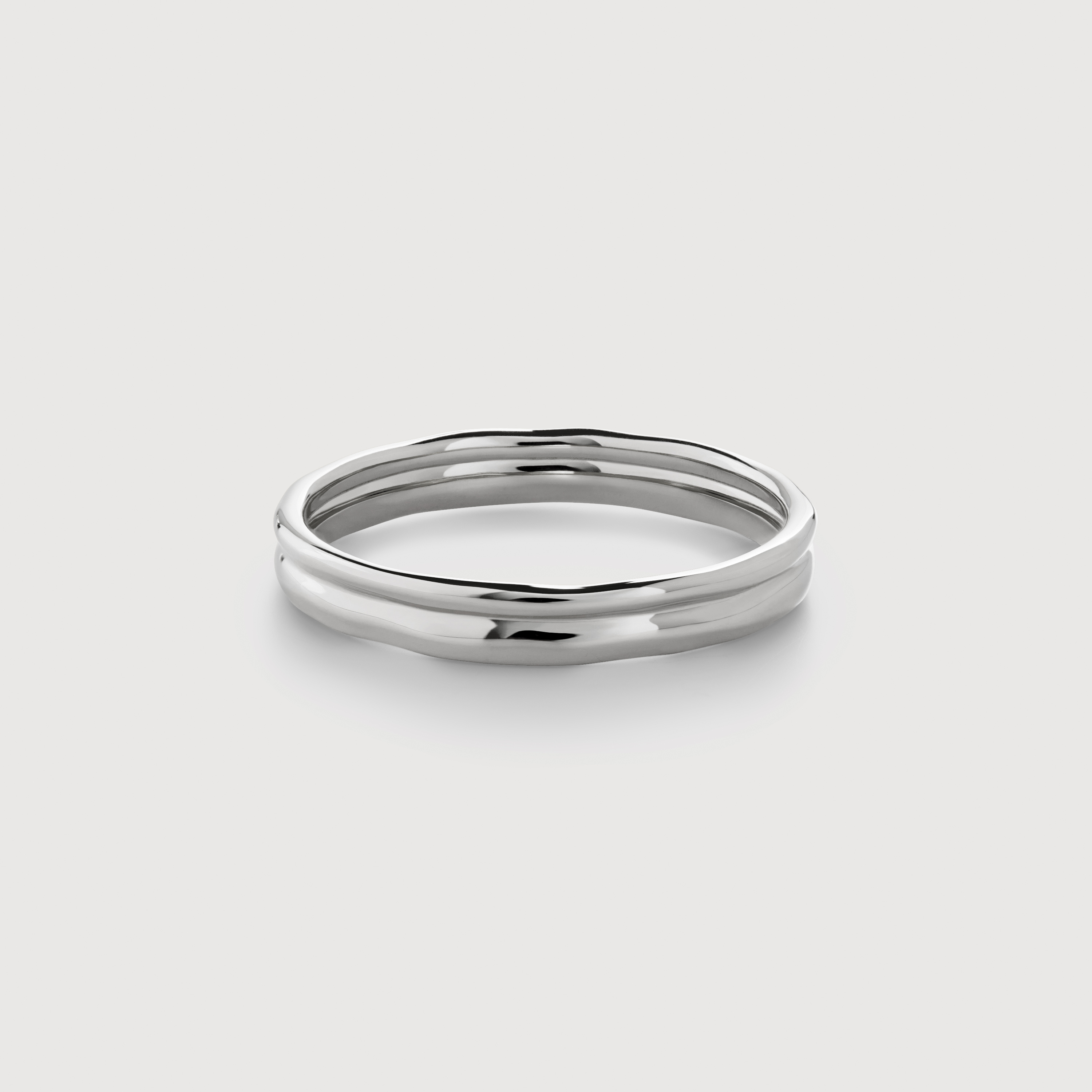 【MONICA VINADER】18KYGヴェルメイユ Siren Muse バンドリング Siren Muse Ring in 18k Gold Vermeil on Sterling Silver