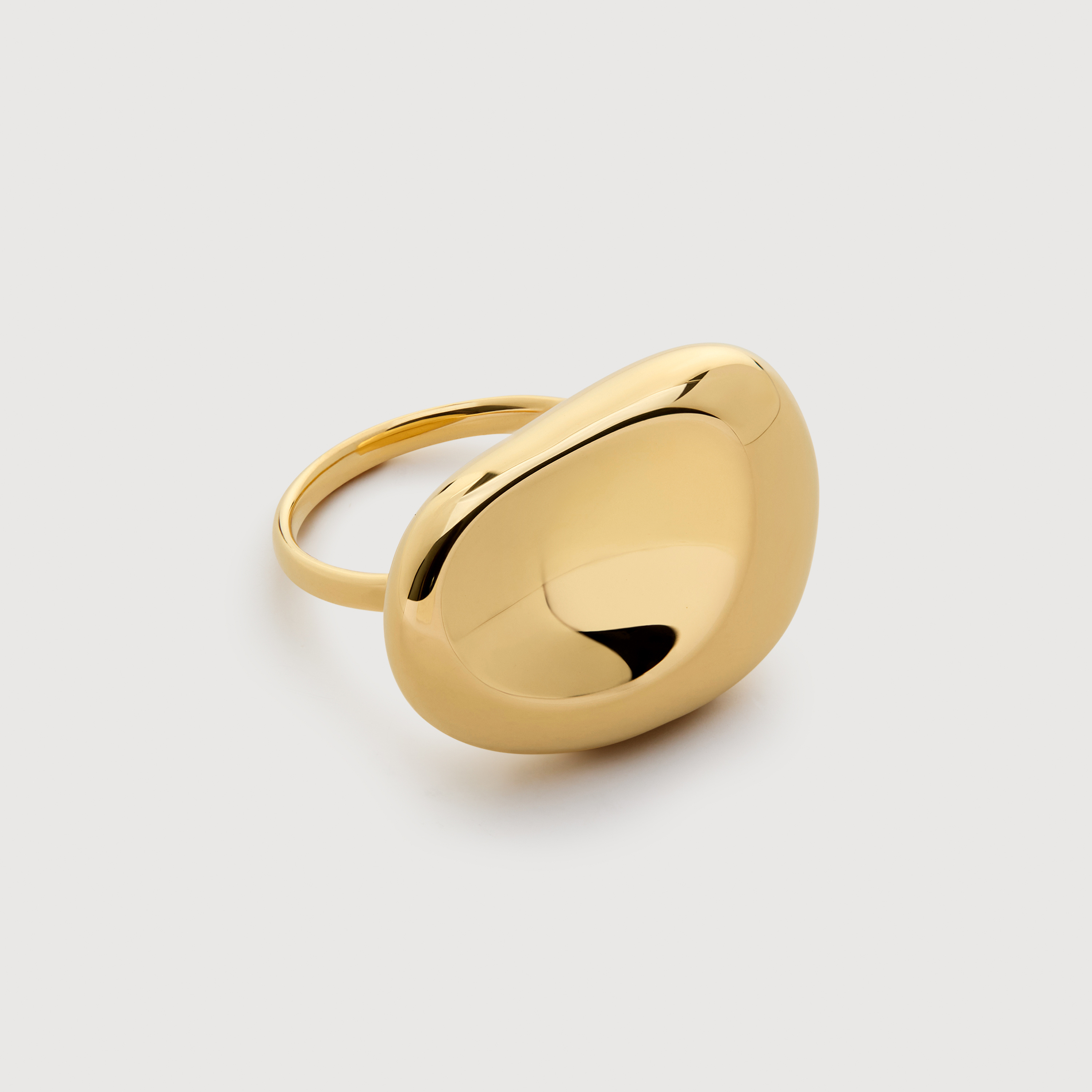 アクセサリー Loro breath ring gold #13 Aria Ring in 18k Gold Vermeil on Sterling Silver | Jewellery by