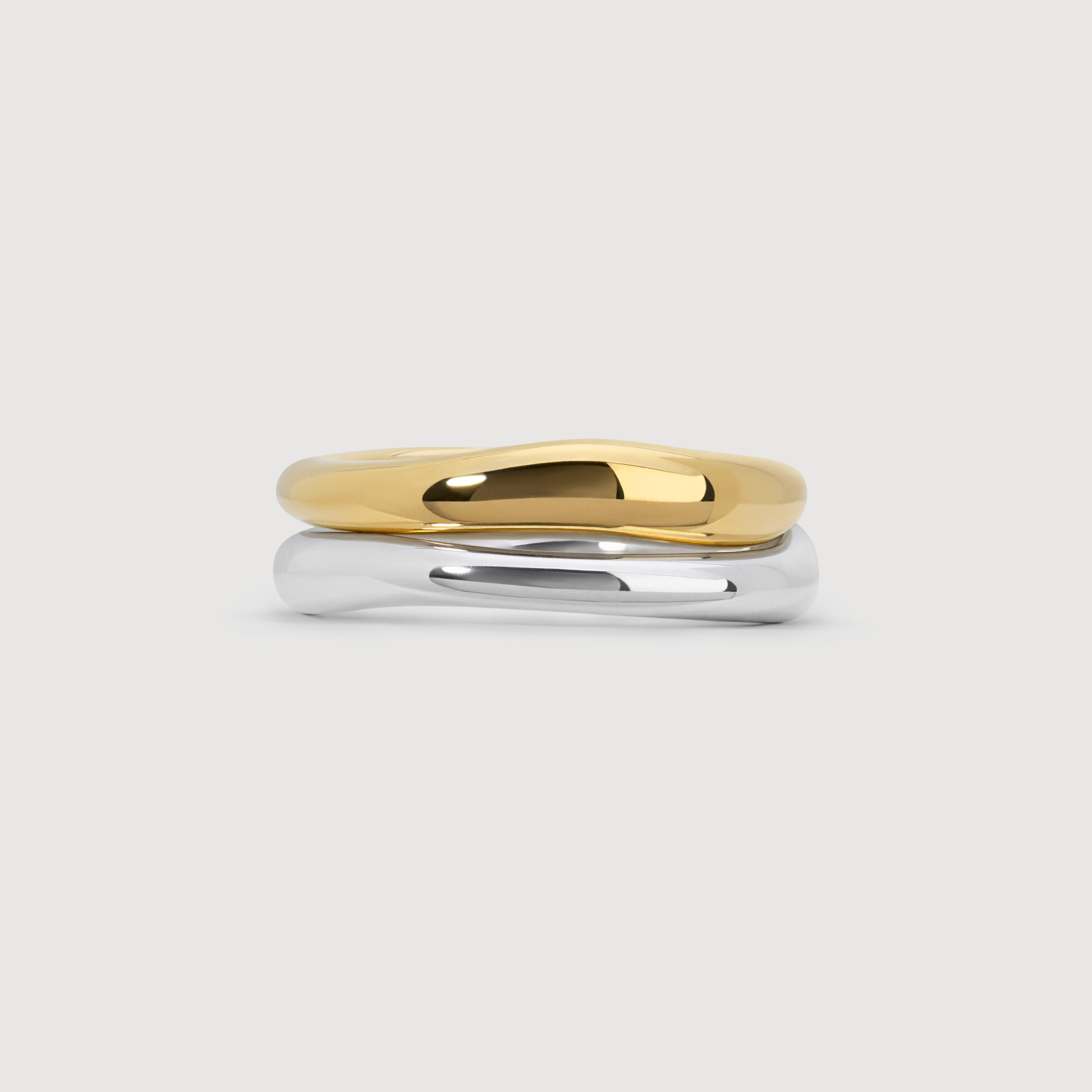 Nura Reef Stacking Mixed Metal Ring Set | Jewellery Sets | Monica