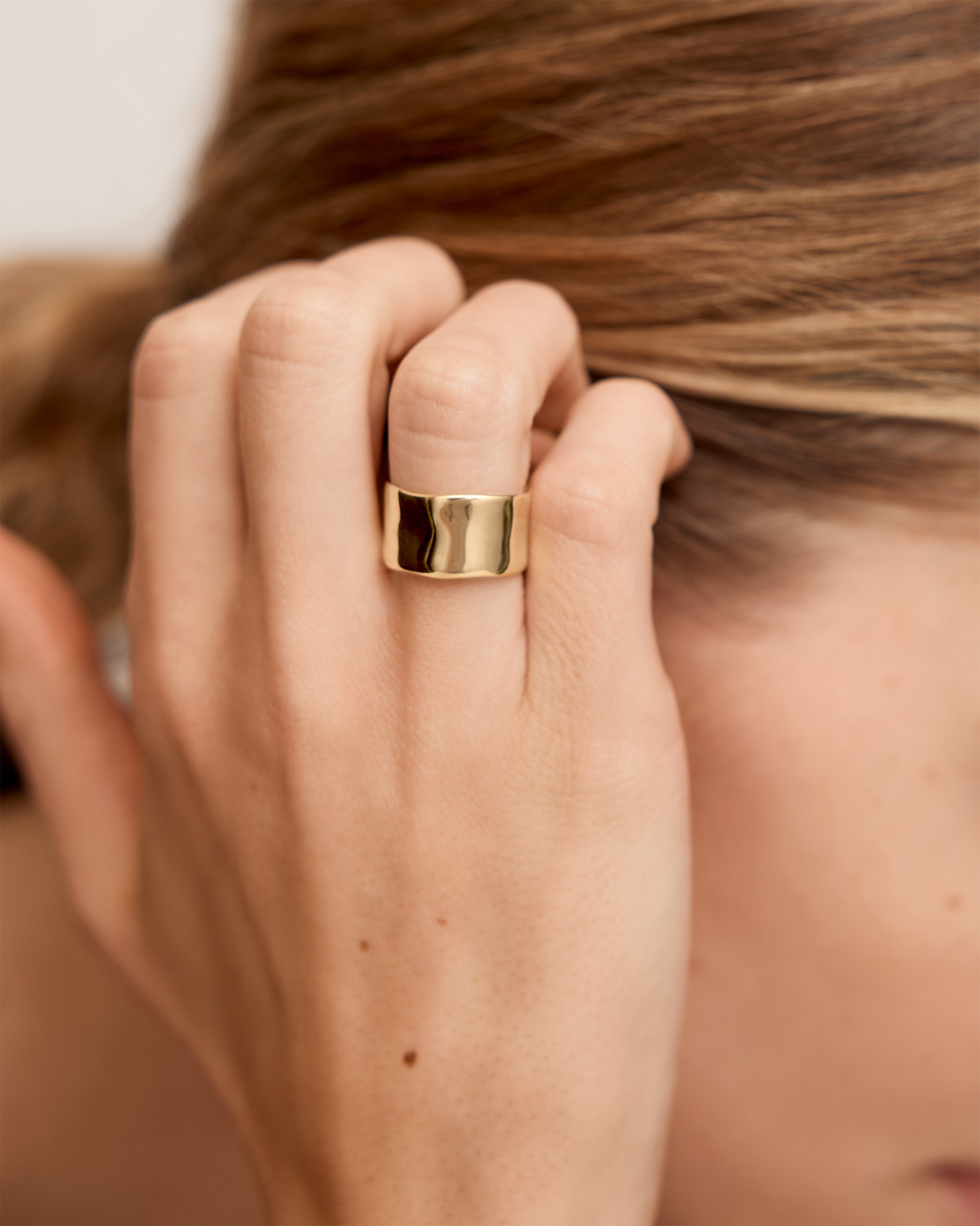 【Monica Vinader】Siren Muse Wide Ring Monica Vinader + Siren Muse Wide Ring