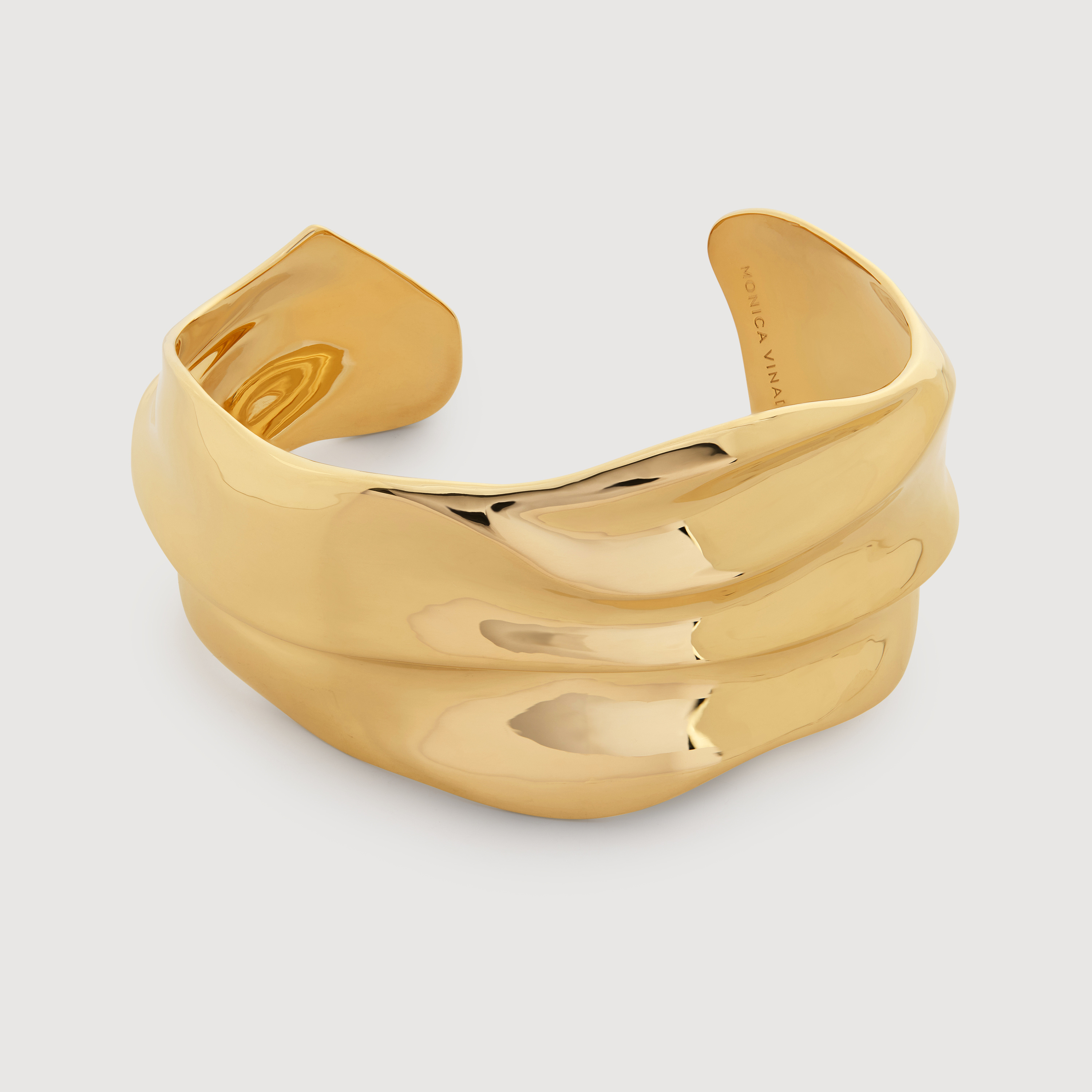 Nomade Bold Cuff in 18k Gold Vermeil on Sterling Silver