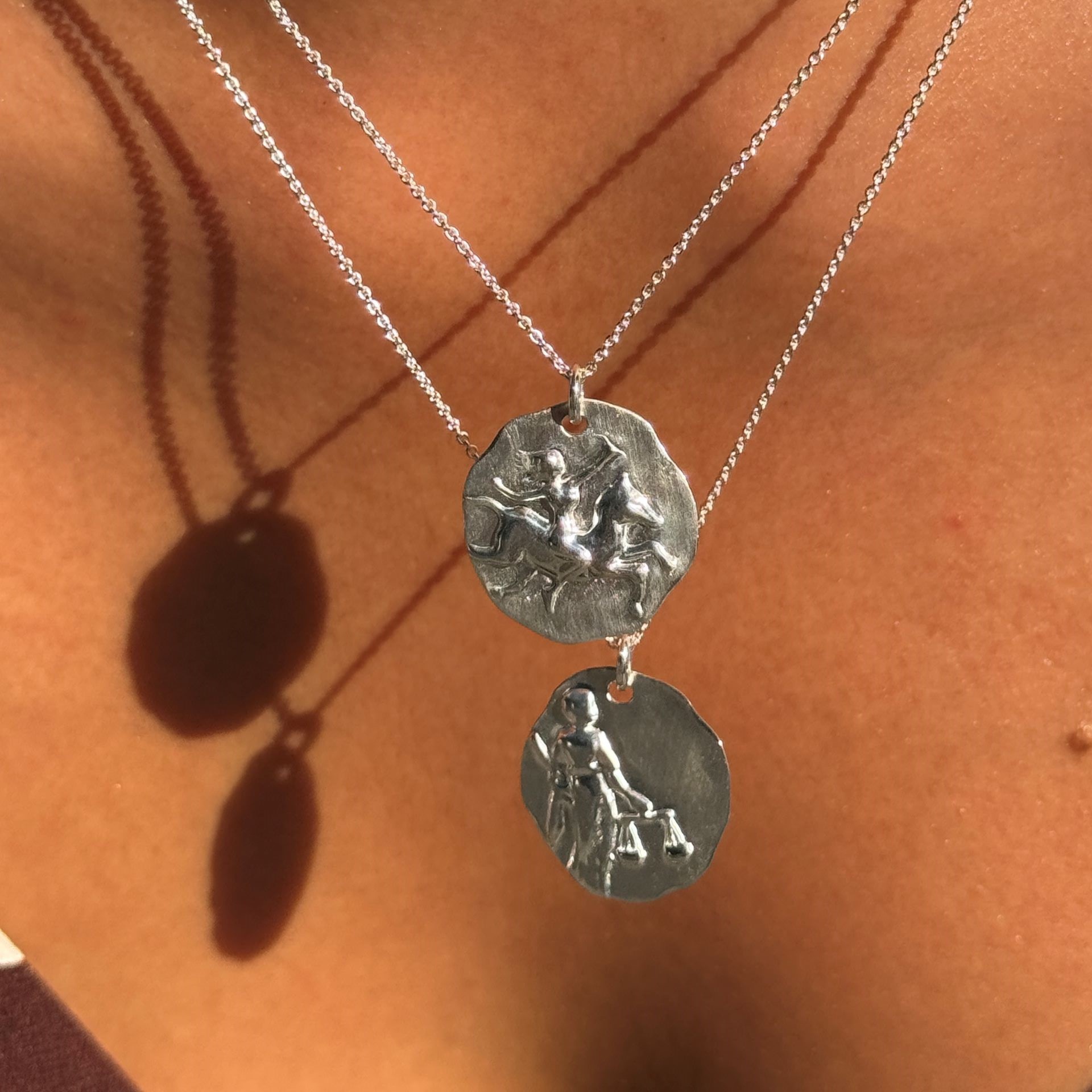 Virgo Zodiac Chain Necklace in Sterling Silver | Jewellery by