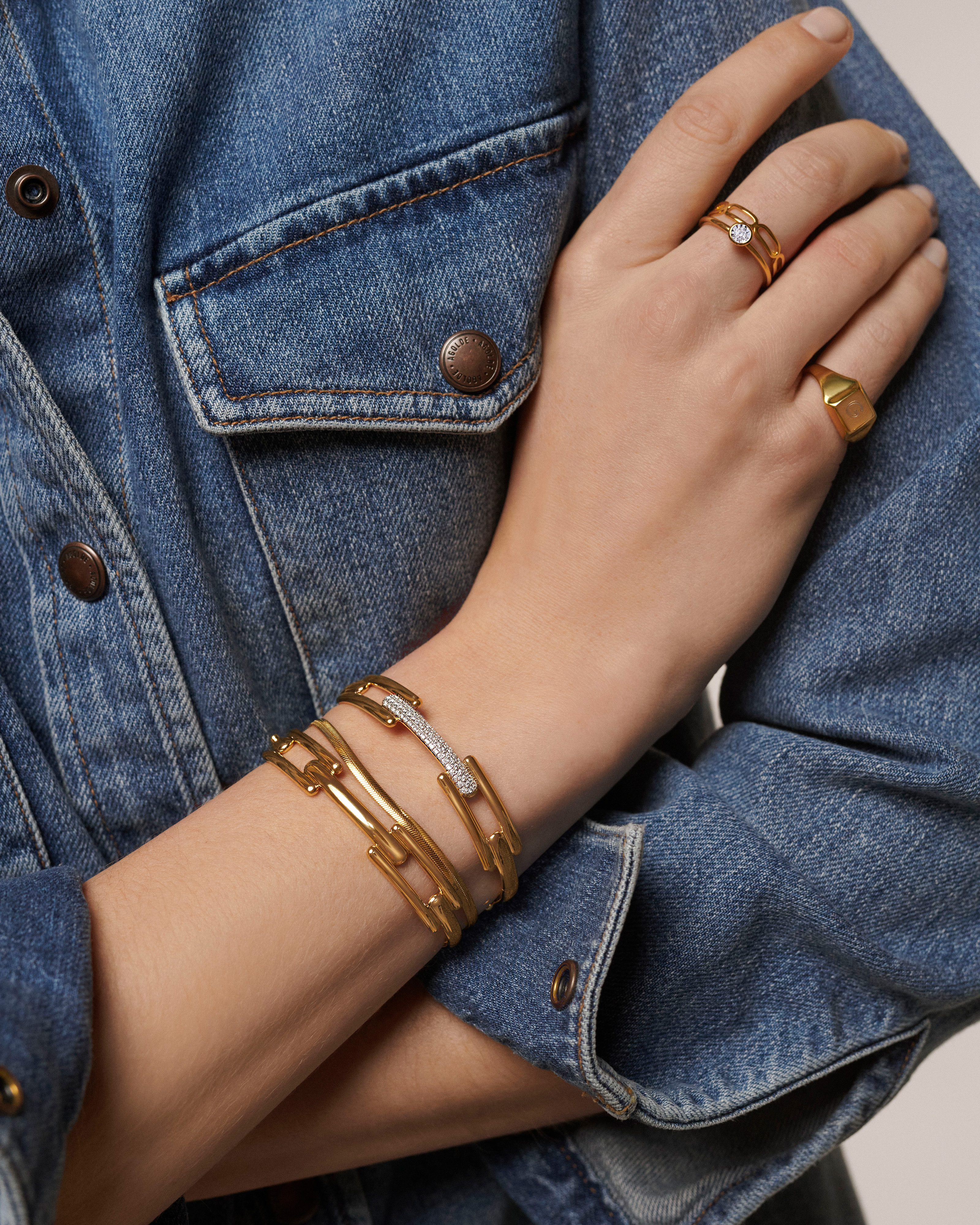 Signature Signet Ring in 18k Gold Vermeil on Sterling Silver