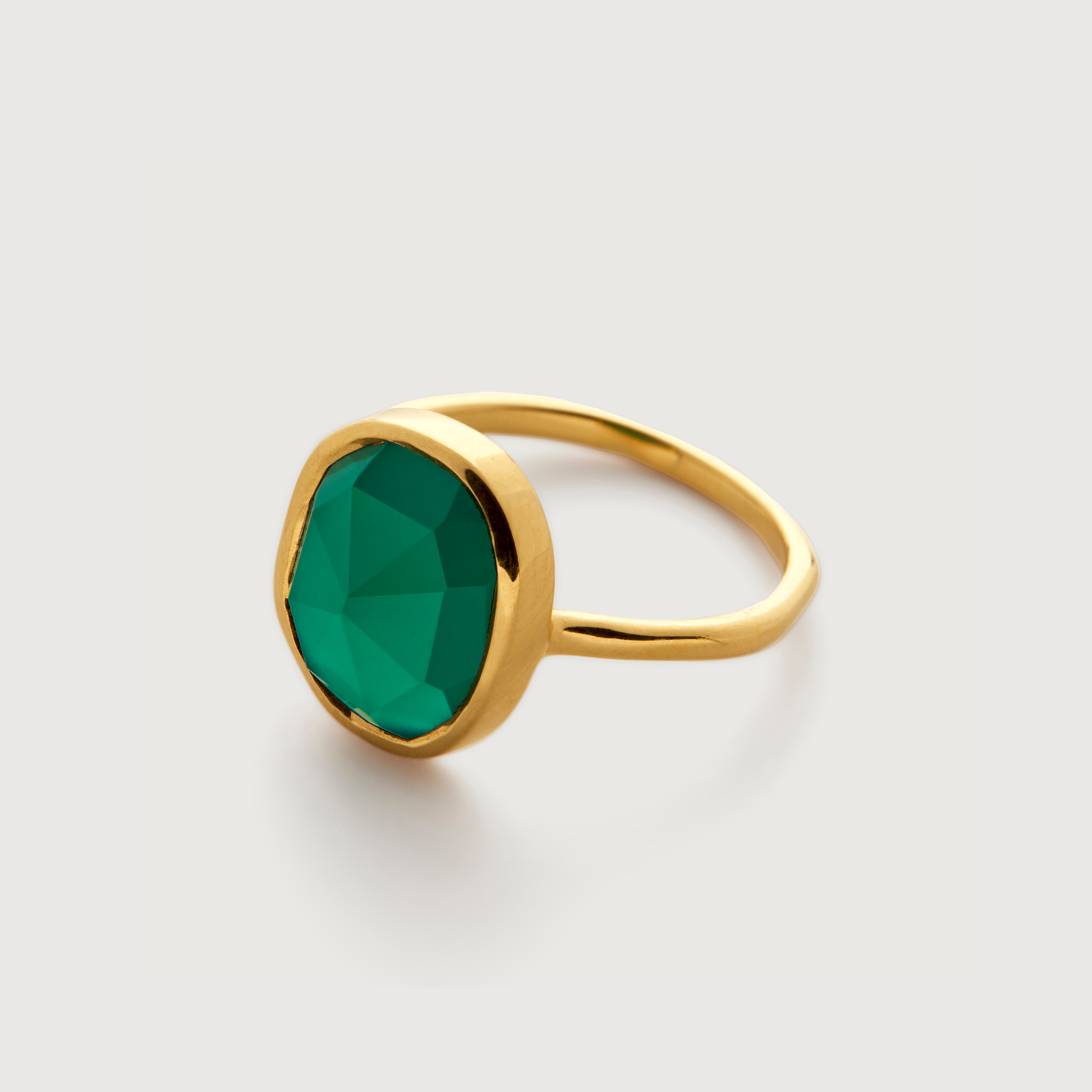 Siren Medium Stacking Ring in 18ct Gold Vermeil on Sterling Silver