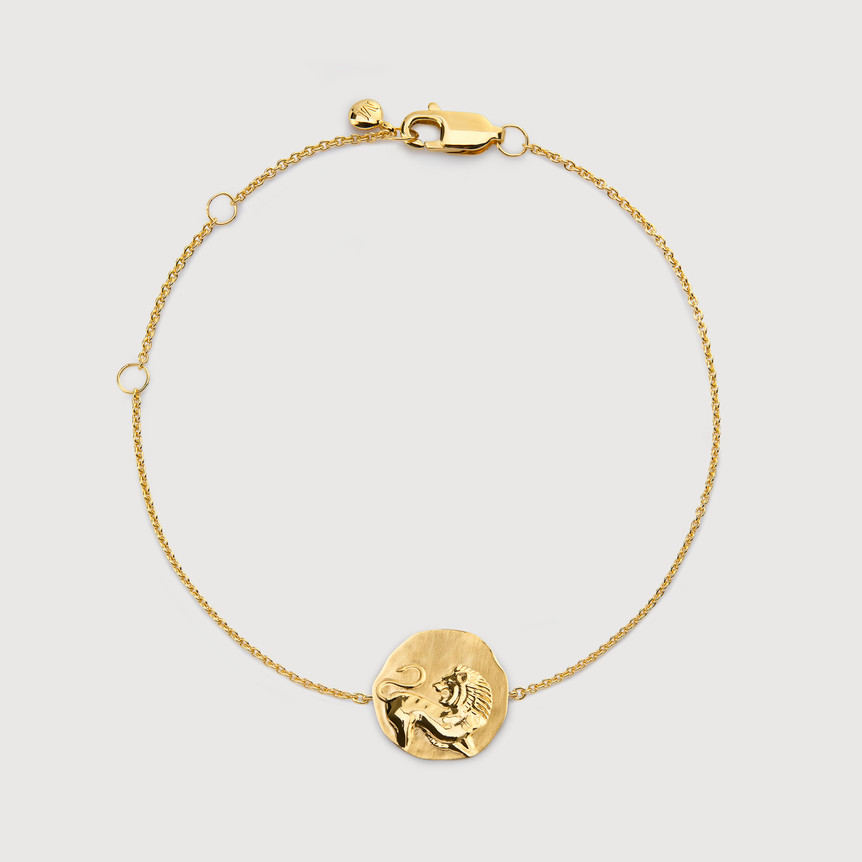 Leo Zodiac Chain Bracelet in 18k Gold Vermeil on Sterling Silver