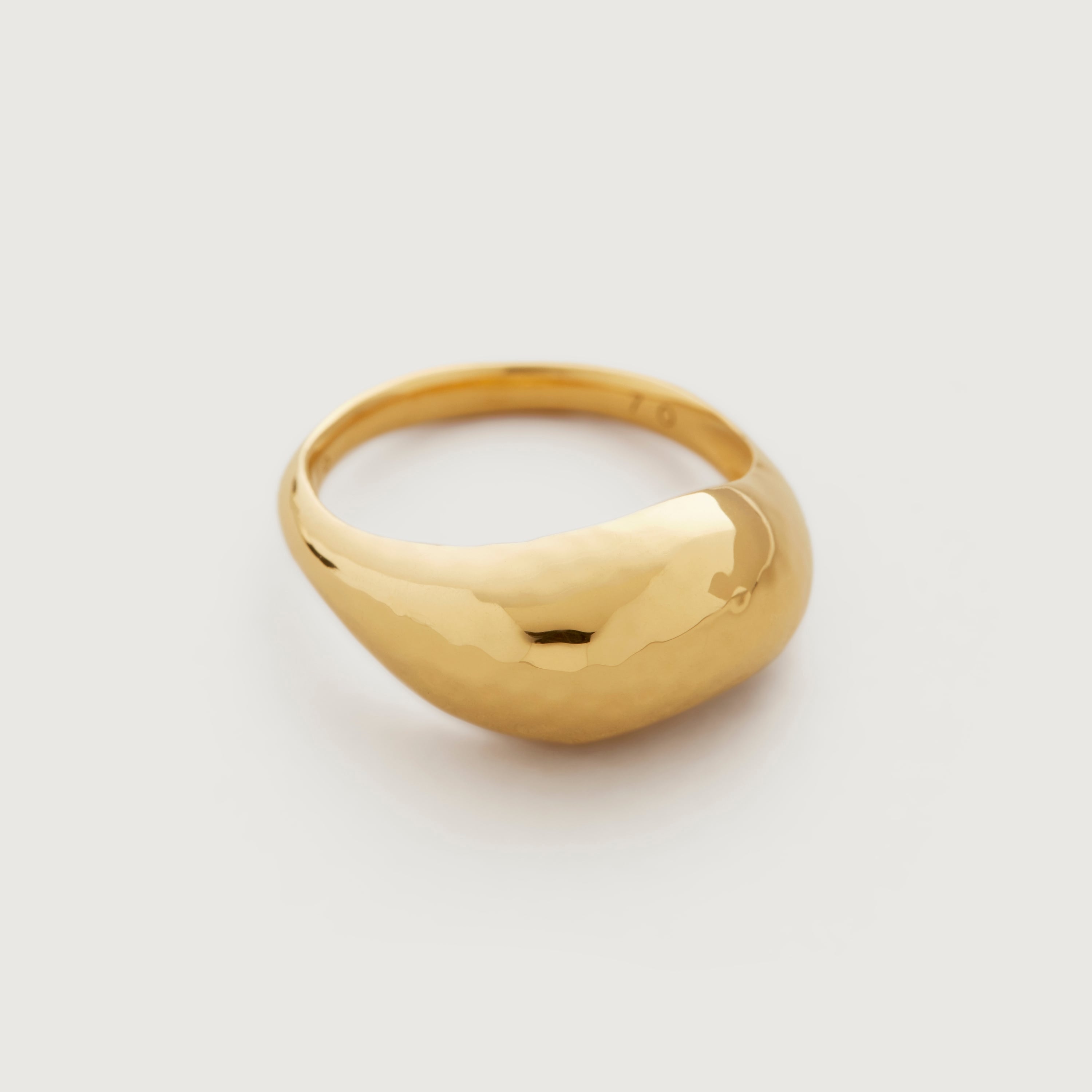 Deia Domed Ring in 18k Gold Vermeil on Sterling Silver | Jewellery