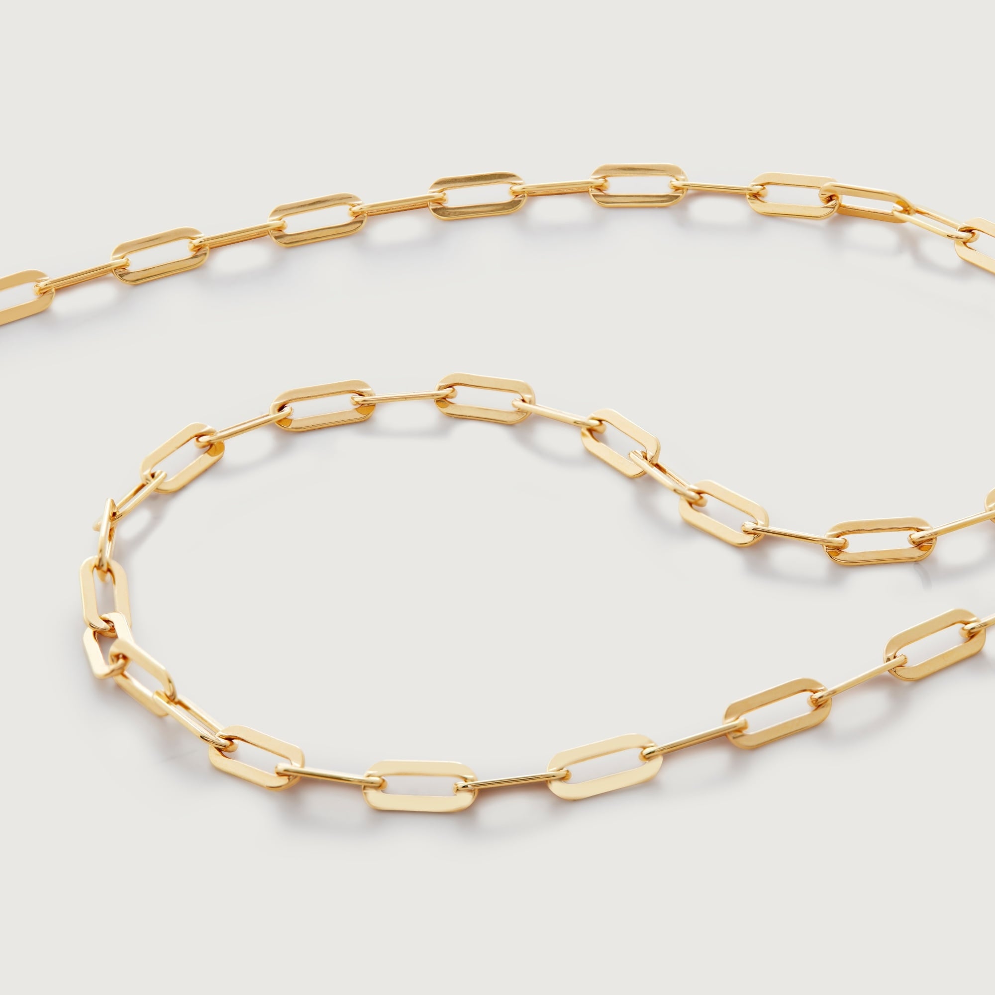 Bold Paperclip Chain Necklace 20' in 18k Gold Vermeil on Sterling
