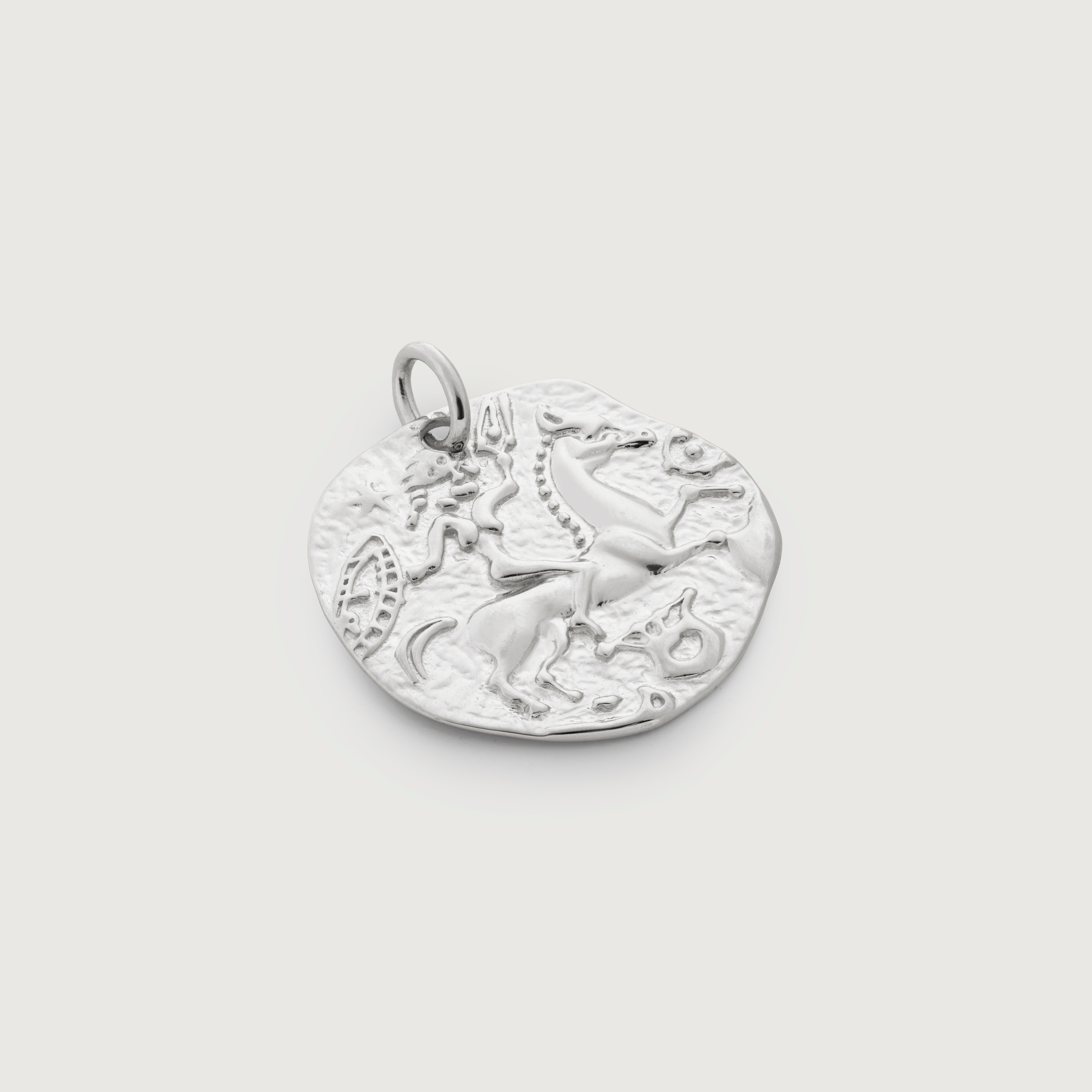 Goddess Coin Pendant in Sterling Silver | Jewellery by Monica Goddess Coin Pendant in Sterling Silver | Jewellery by Monica