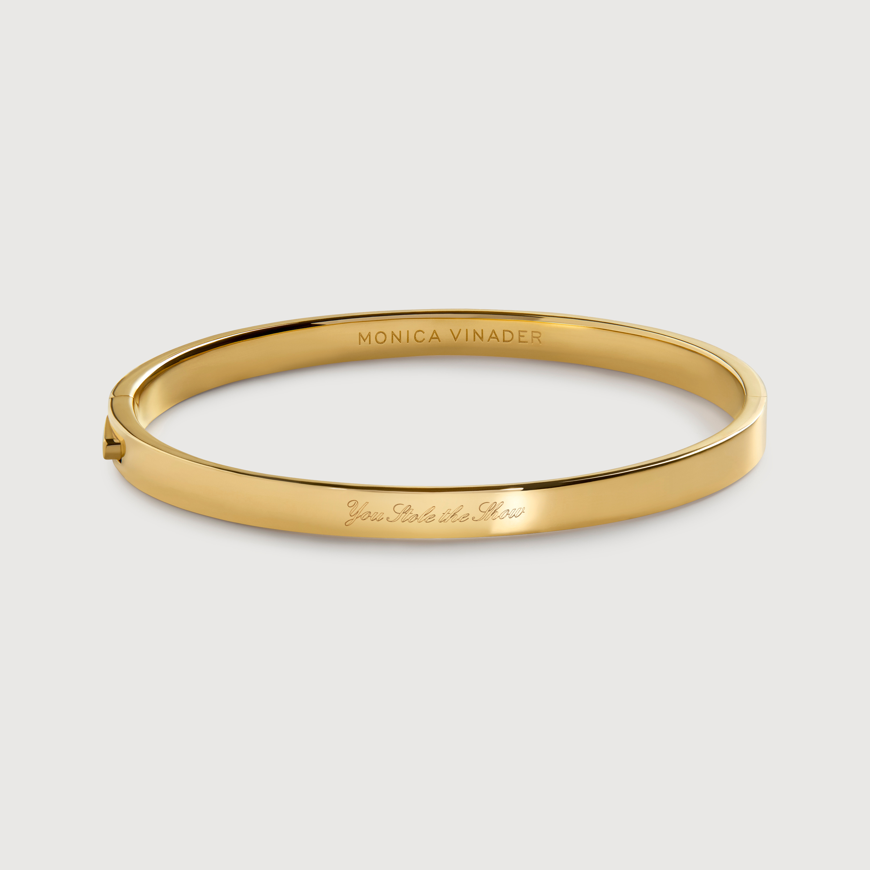 Sienna Spiro Essential Bangle in 18k Gold Vermeil on Sterling