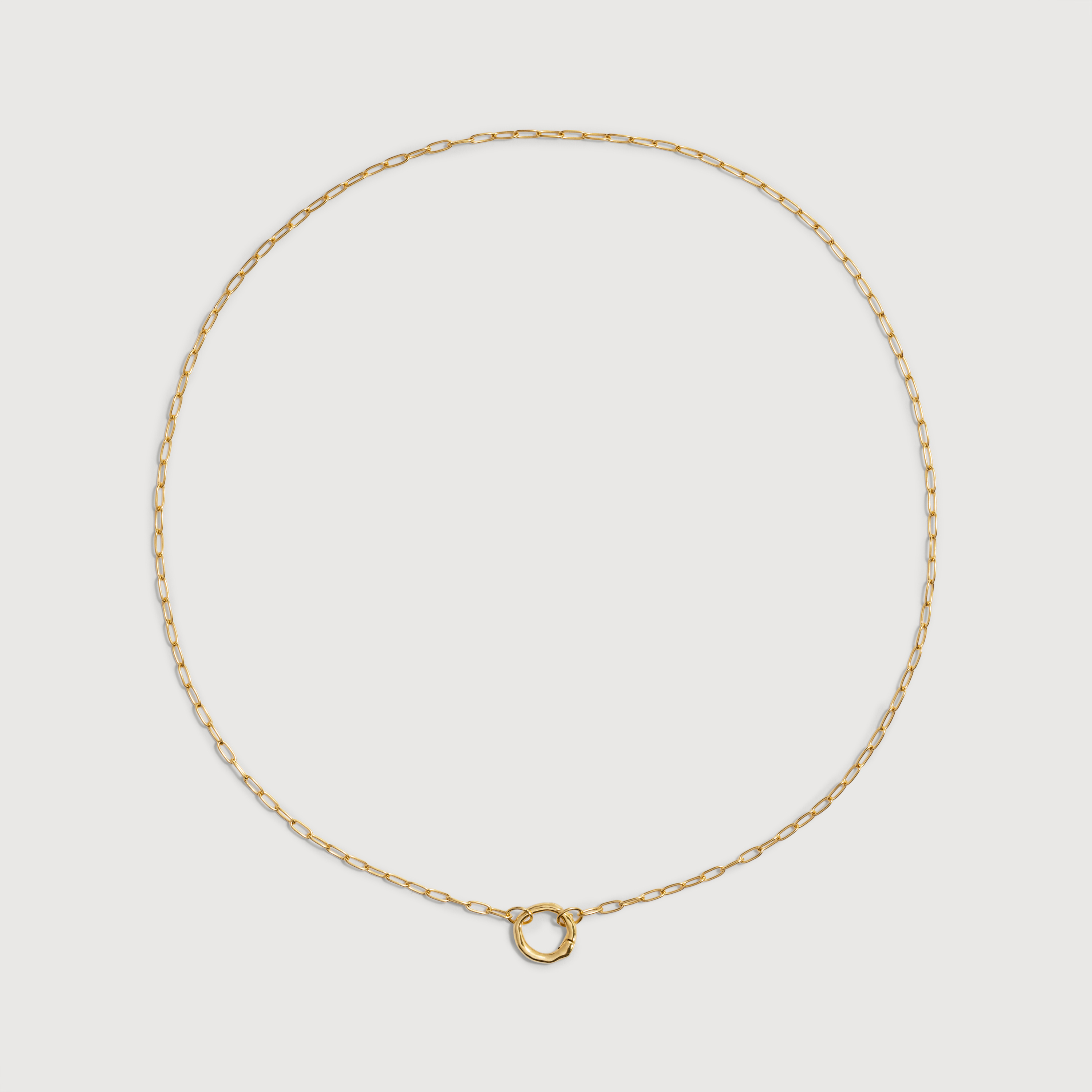 chigo (Veronica is ) Oval Chain Necklace