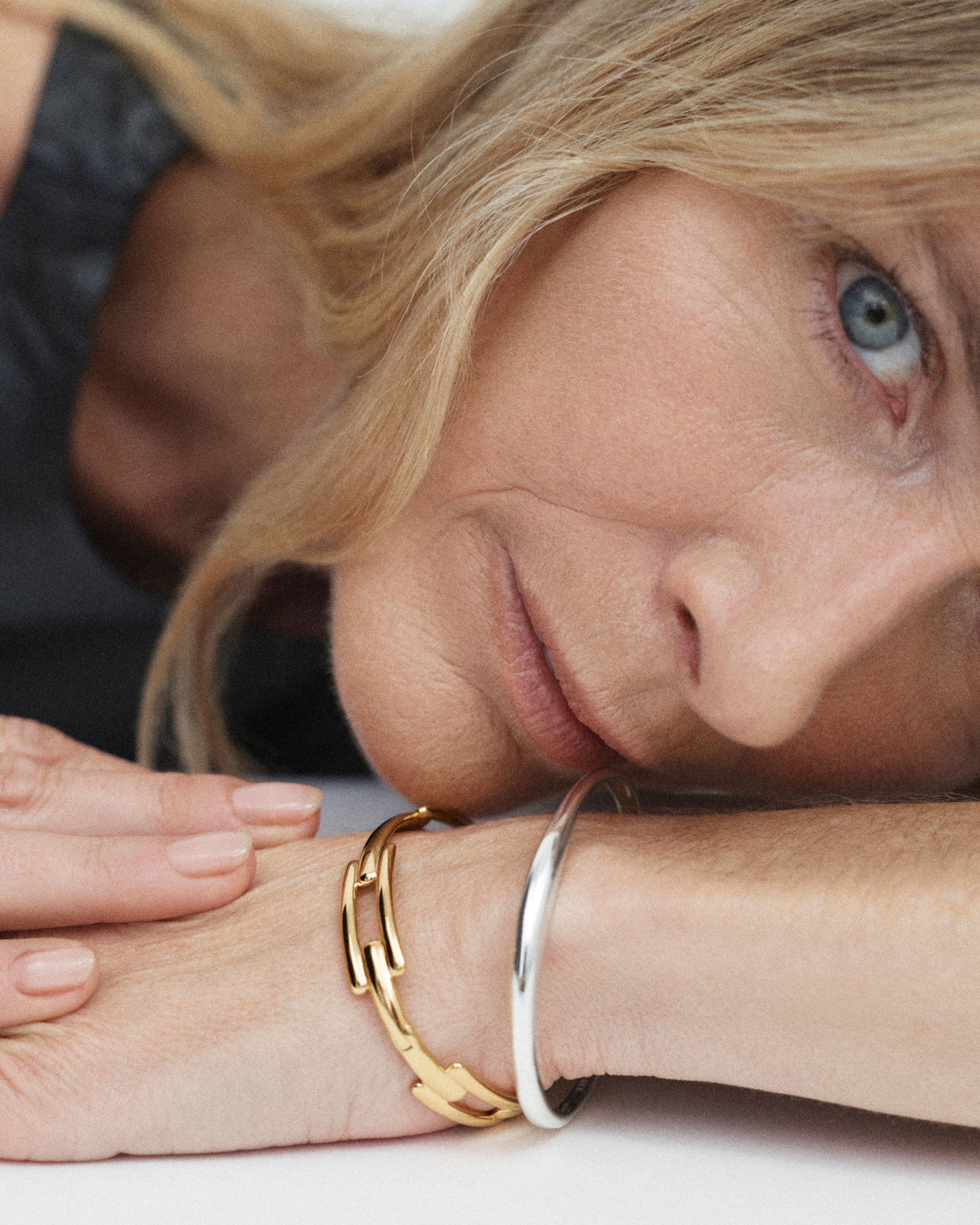 Signature Link Bangle in 18k Gold Vermeil on Sterling Silver
