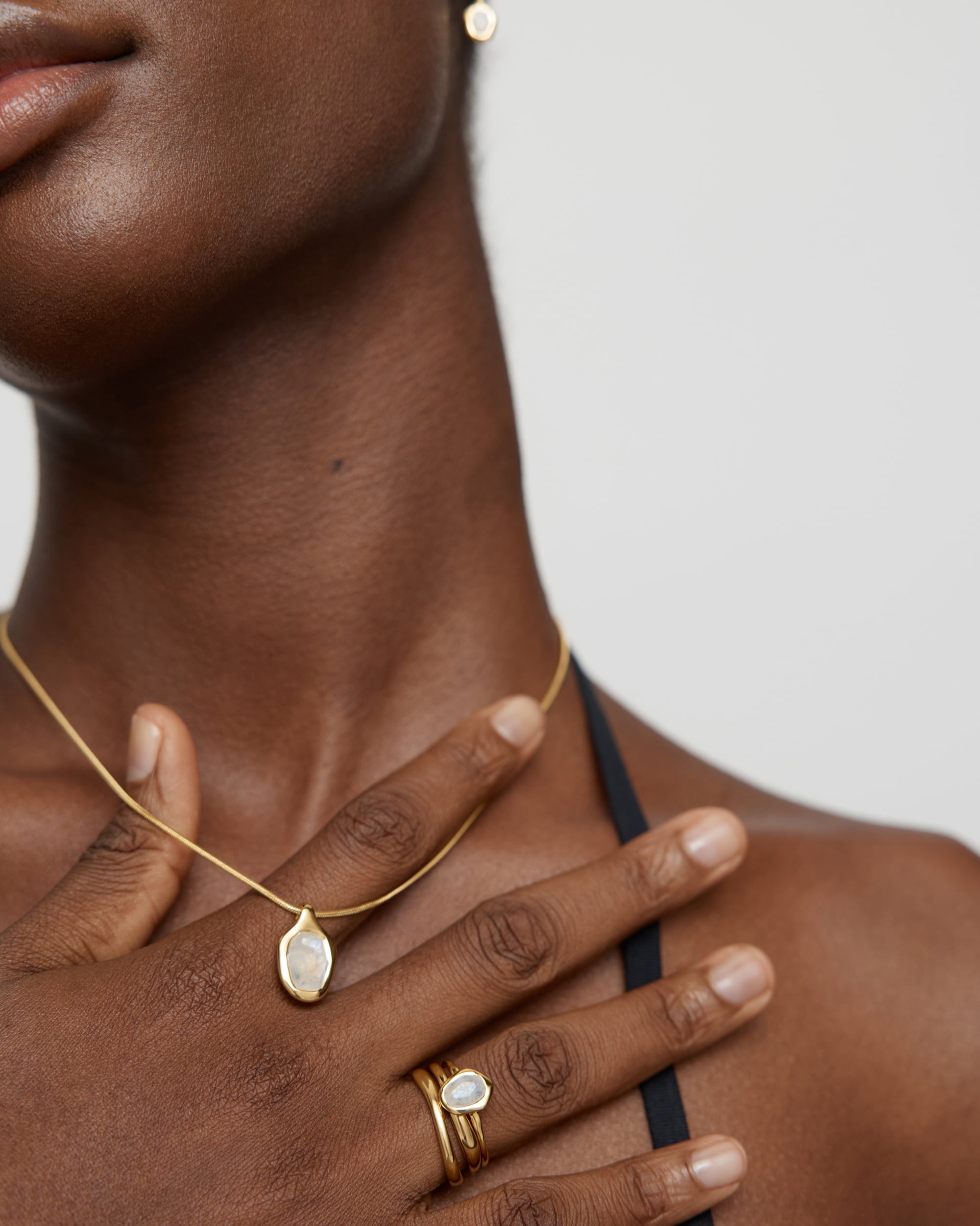 Odyssey Gemstone Chain Necklace in 18k Gold Vermeil on Sterling