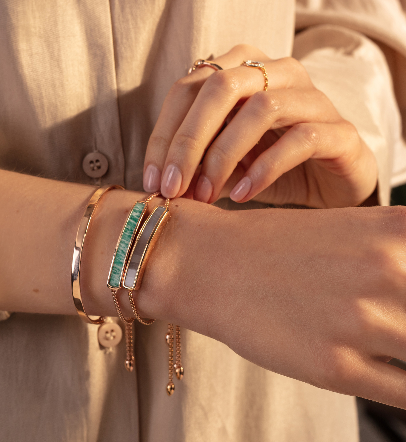 Back to Baja Bracelet Gold main image 1