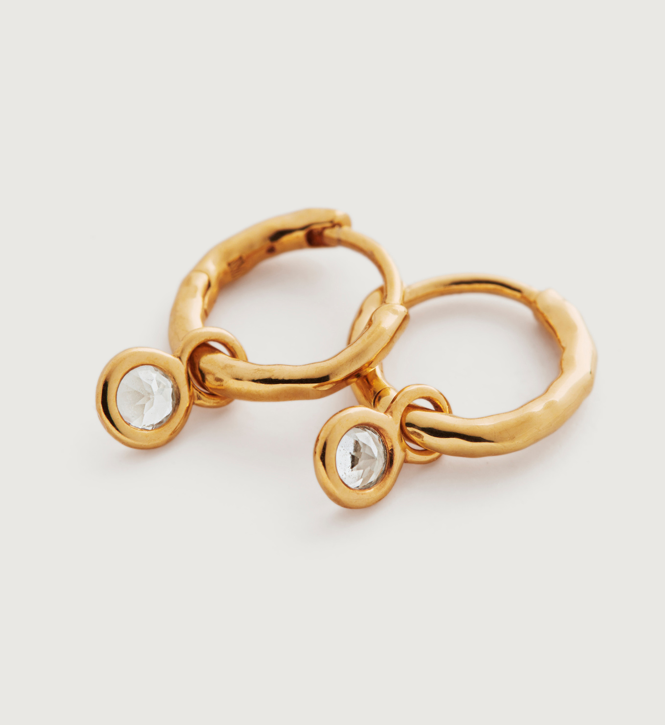 Gem huggie earrings Clearance