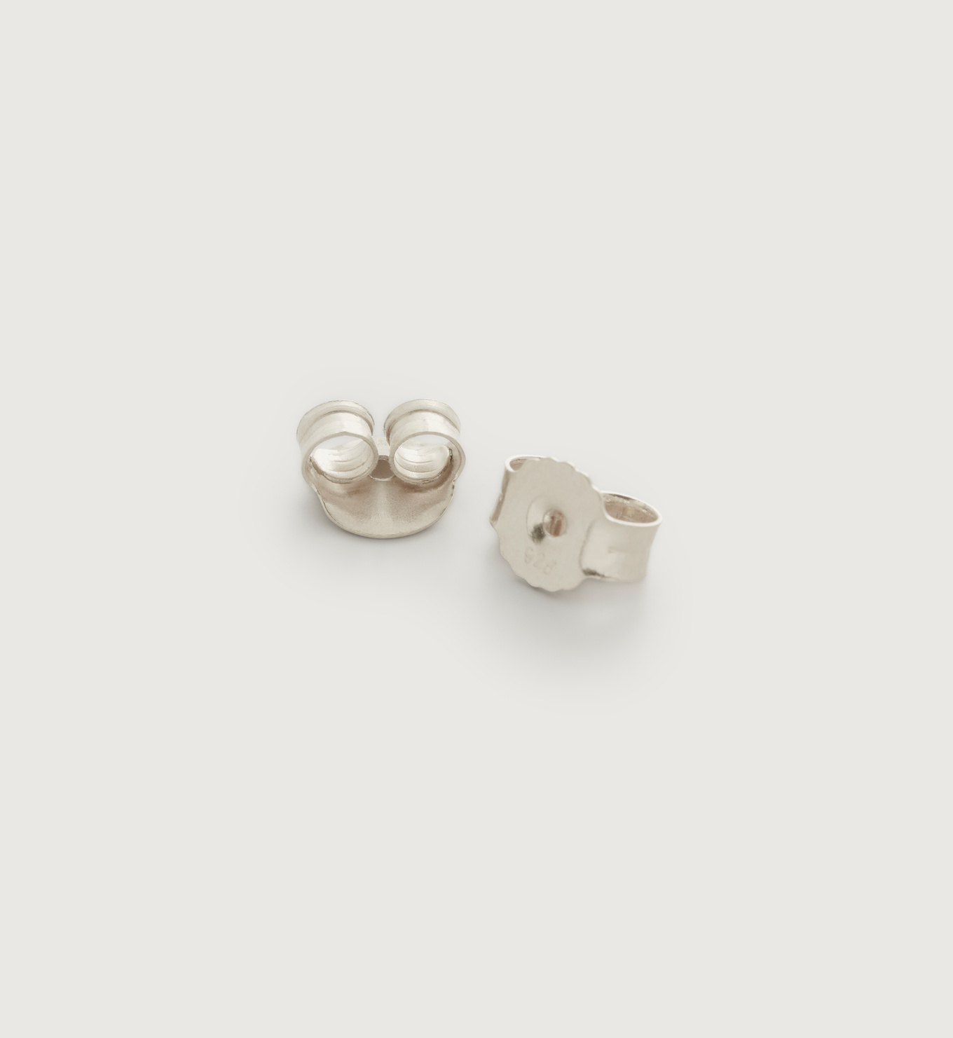 Riva Diamond Circle Stud Earrings in Sterling Silver and Diamond Jewellery by Monica Vinader