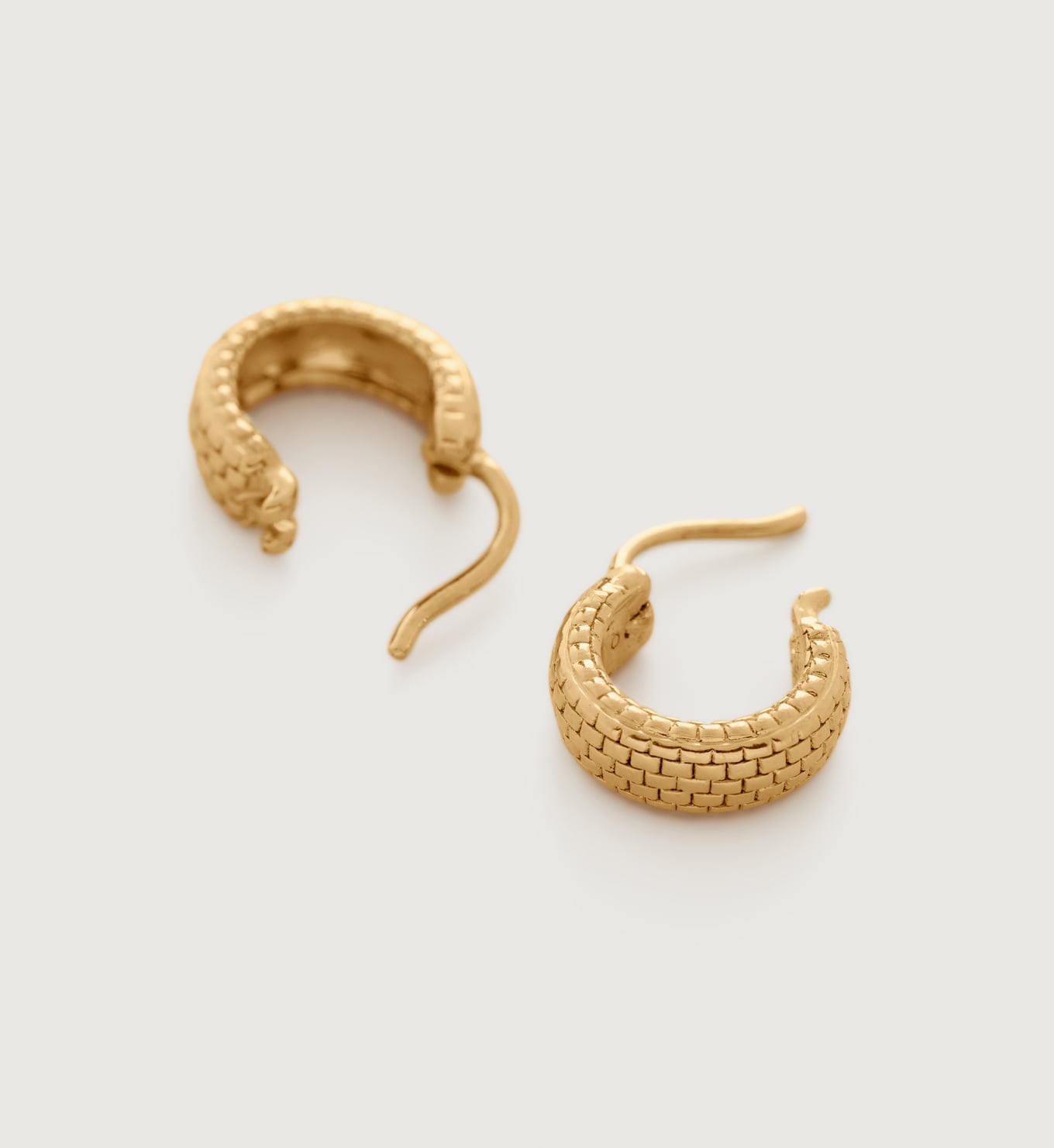 Winnie Gold Huggie Earrings main image 1