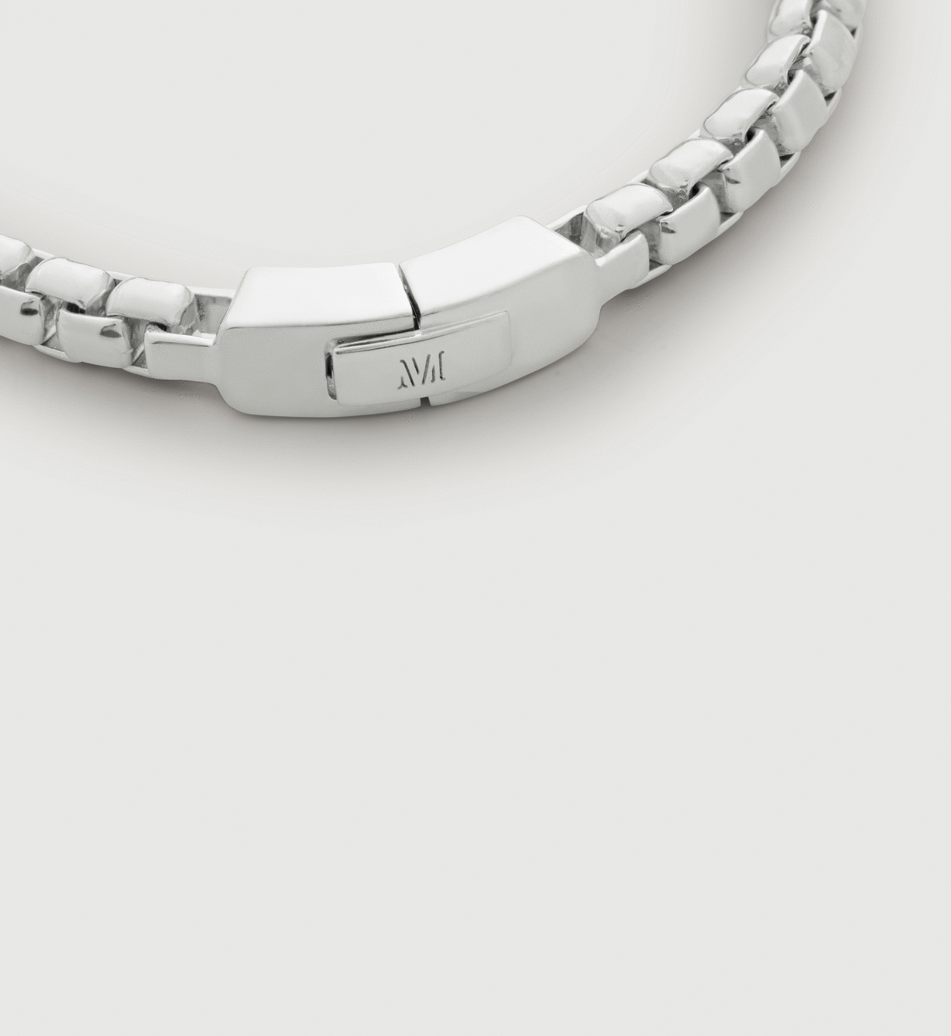 Bold Box Chain Bracelet in Sterling Silver Jewellery by Monica Vinader