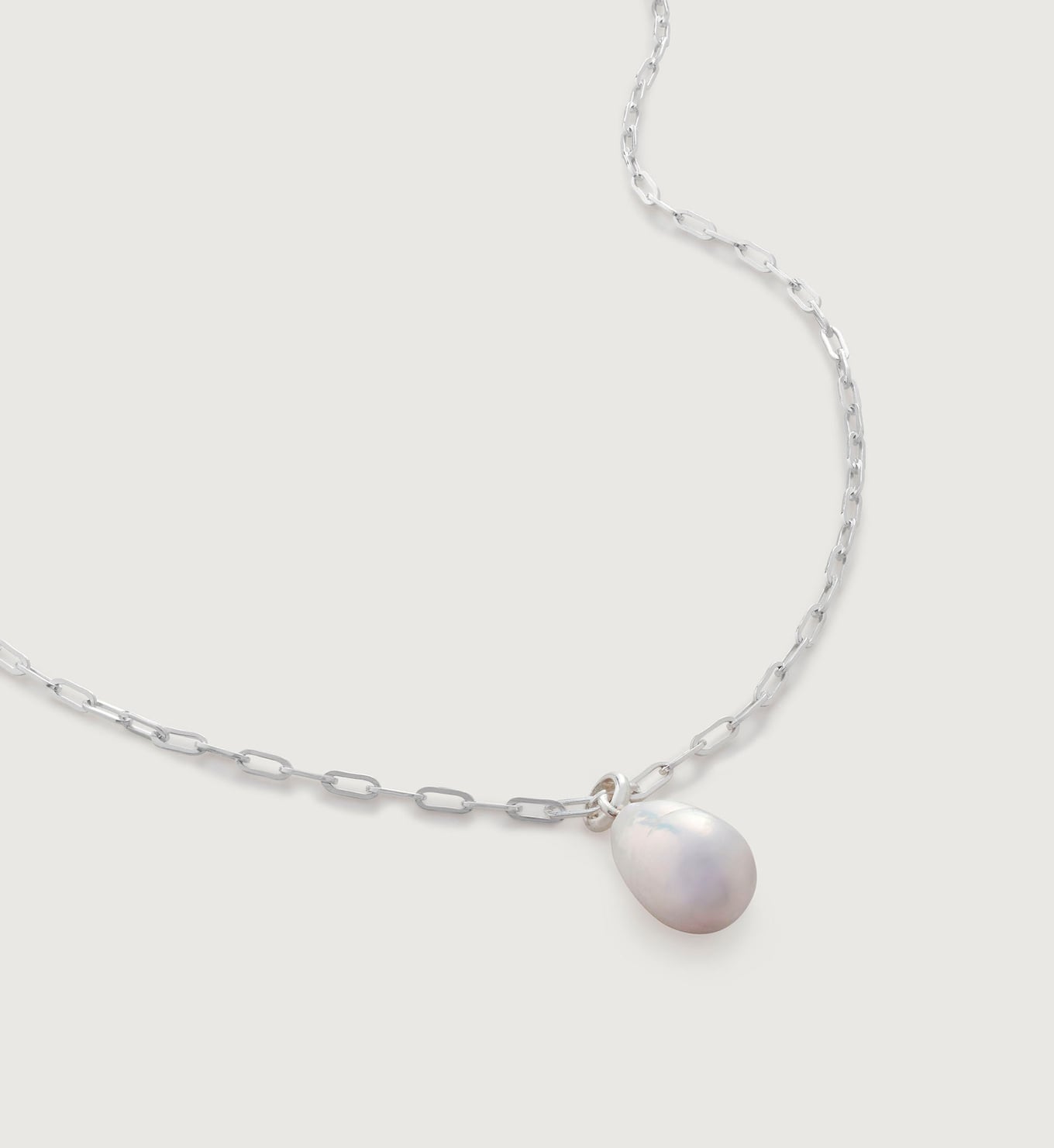 Saashi Baroque Pearl Chain Necklace