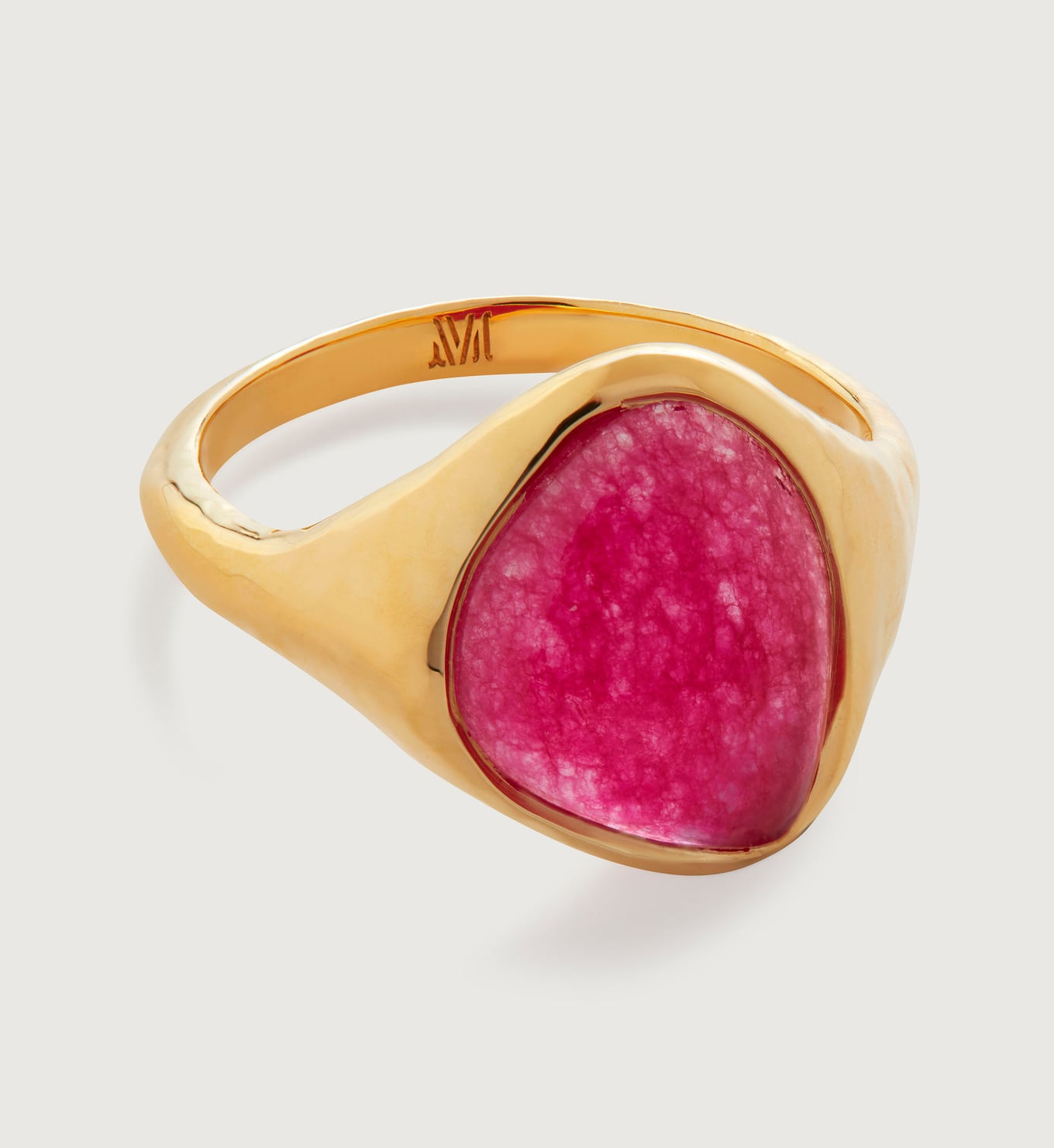 Rhodonite Gold Vermeil Ring