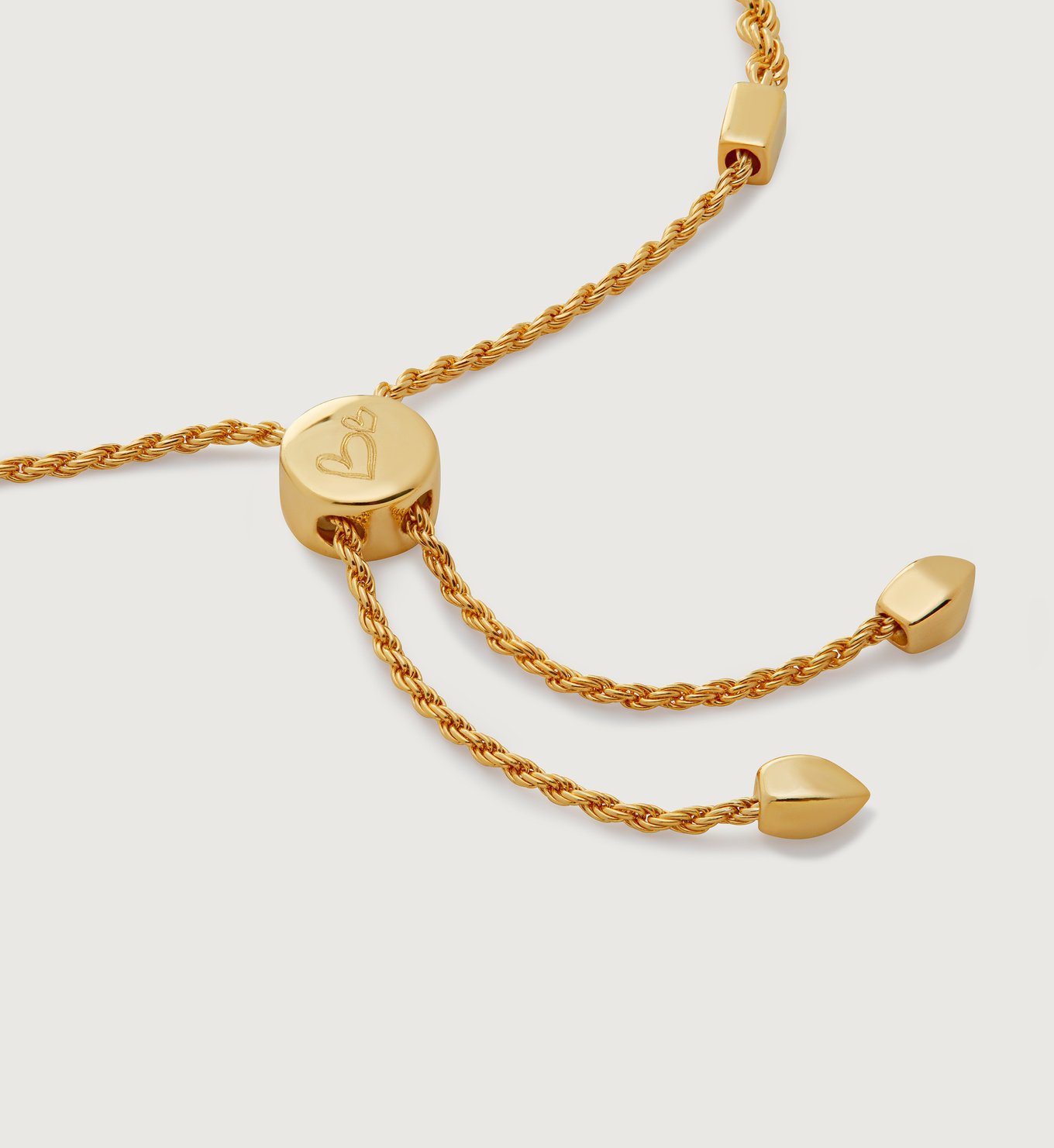 Corda Fine Chain Friendship Bracelet in 18k Gold Vermeil on Sterling