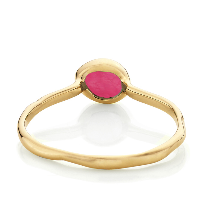 Siren Small Stacking Ring in 18ct Gold Vermeil On Sterling Silver and ...