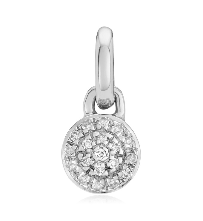 Fiji Mini On Diamond Pendant Charm In Sterling Silver With Jewellery By Monica Vinader - Rose Bud Personalized Diamond Pendant Fiji Mini On Diamond Pendant Charm In Sterling Silver With Jewellery By Monica Vinader - Rose Bud Personalized Diamond Pendant