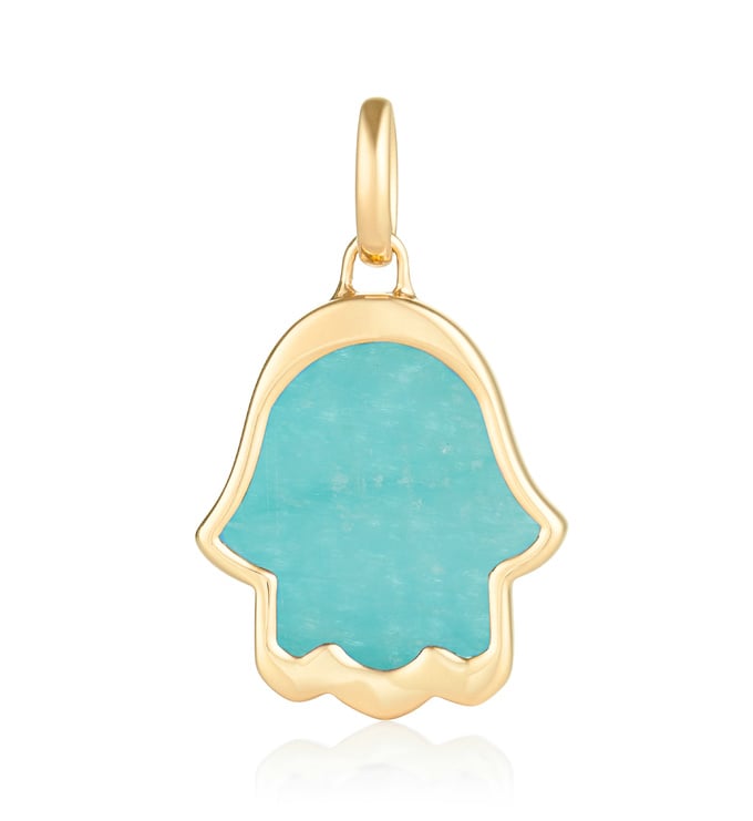 Atlantis Hamsa Pendant Charm in 18ct Gold Vermeil on Sterling