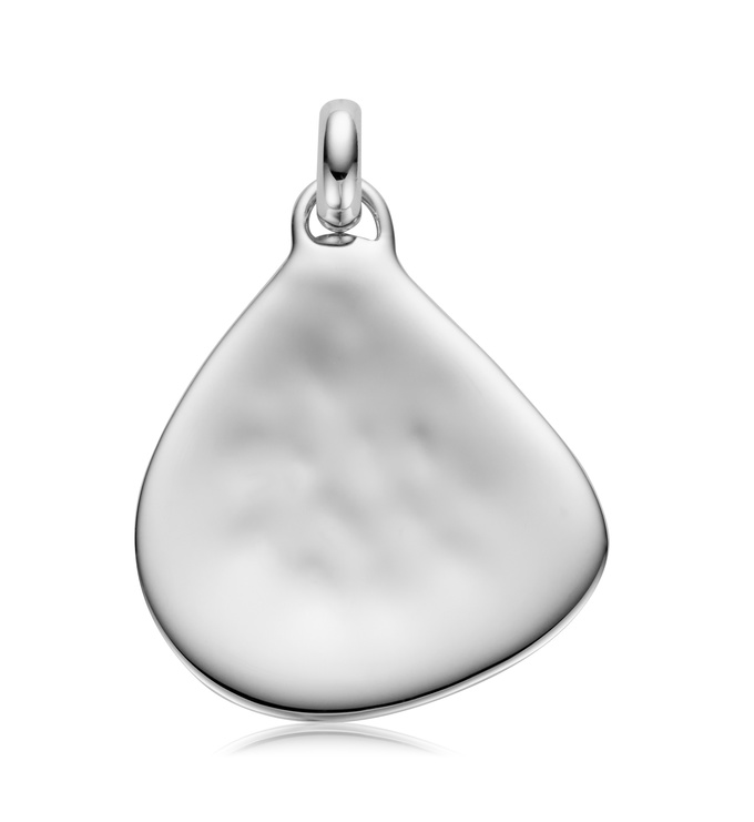 Sterling Silver Siren Large Pendant Charm - Monica Vinader