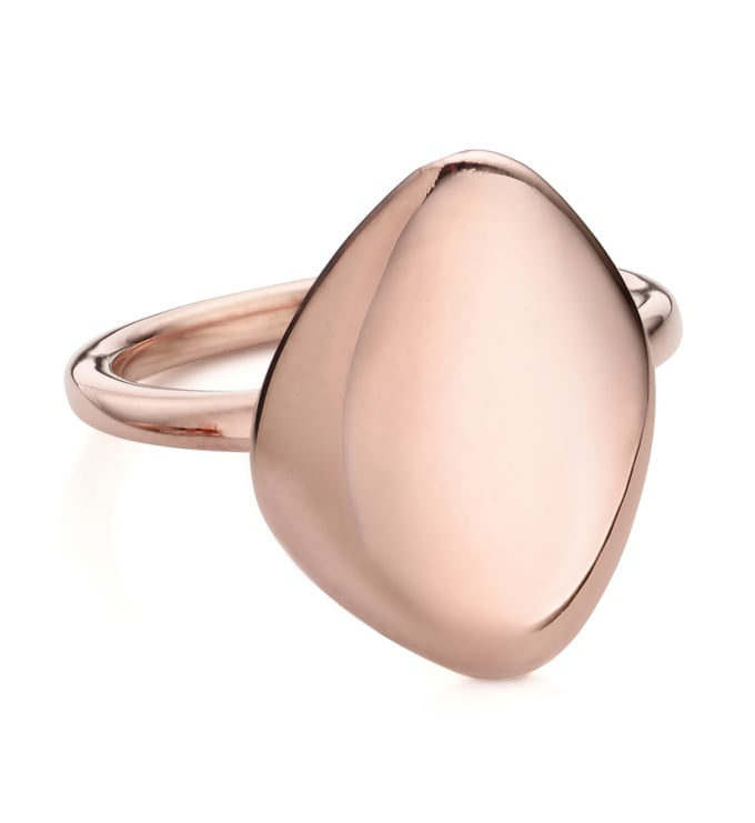 Rose Gold Vermeil Nura Teardrop Ring - Monica Vinader