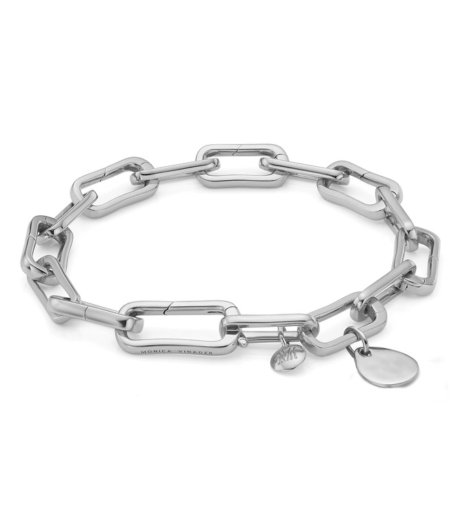 Alta Capture Charm Bracelet and Ziggy Pendant Charm Set - Monica Vinader