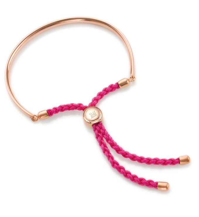 Rose Gold Vermeil Fiji Friendship Bracelet - Cerise