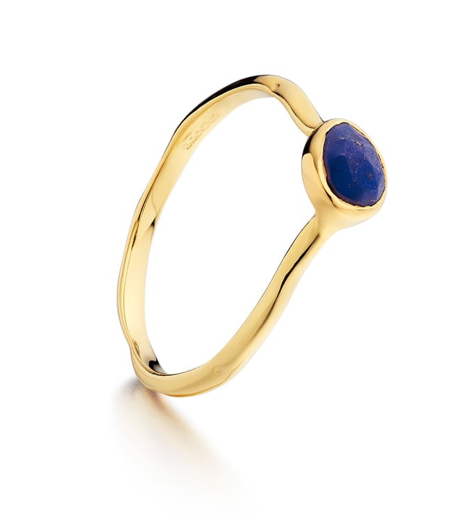 Siren Small Stacking Ring in 18ct Gold Vermeil On Sterling Silver and ...