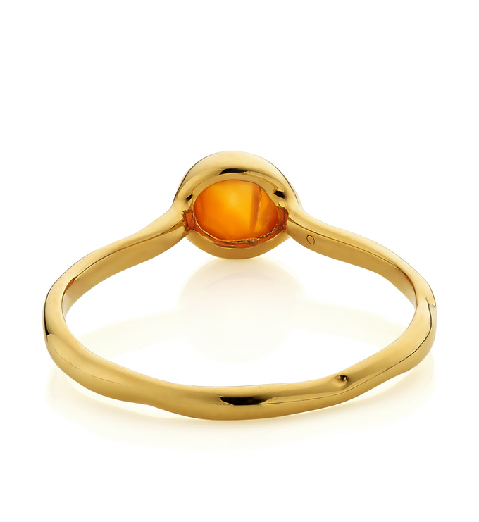 Siren Small Stacking Ring in 18ct Gold Vermeil On Sterling Silver and ...