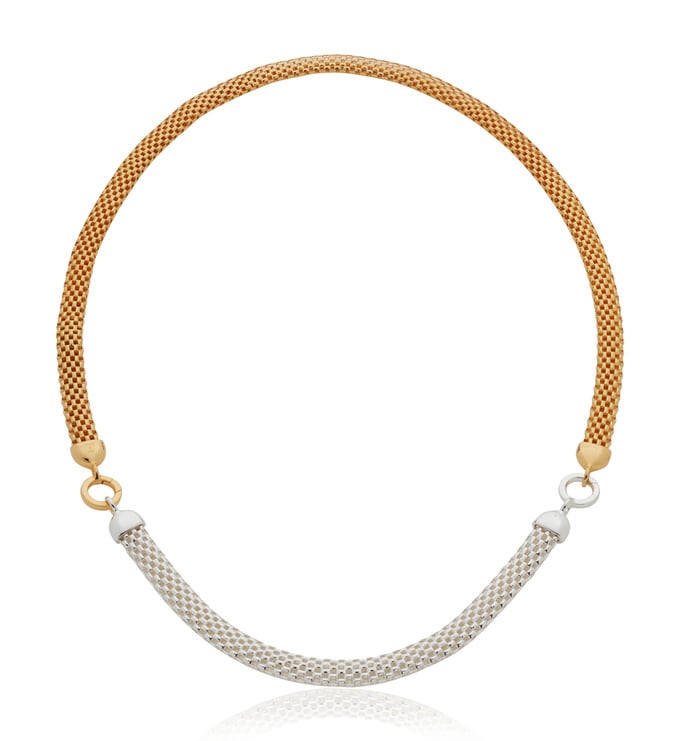 Mixed Metal Bracelet and Necklace Set - Monica Vinader