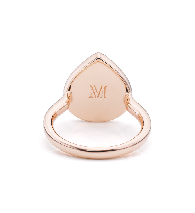 Rose Gold Vermeil Alma Ring - Diamond