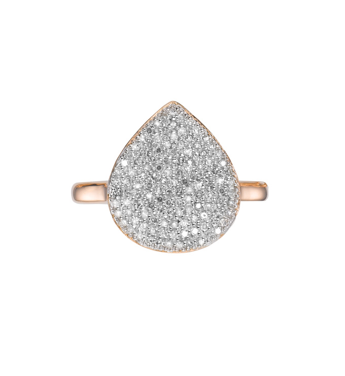 Rose Gold Vermeil Alma Ring - Diamond