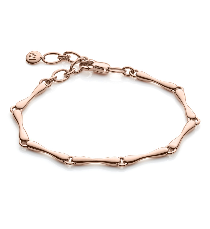 Rose Gold Vermeil Nura Reef Bracelet - Monica Vinader