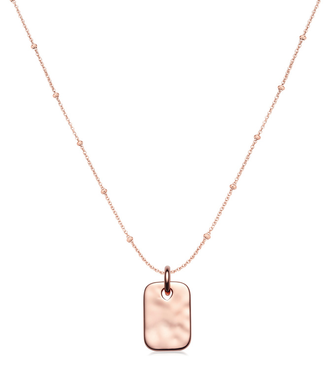 Havana Mini ID and Fine Beaded Chain Necklace Set - Monica Vinader