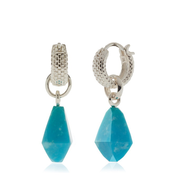 Doina Huggies and Gemstone Set - Monica Vinader